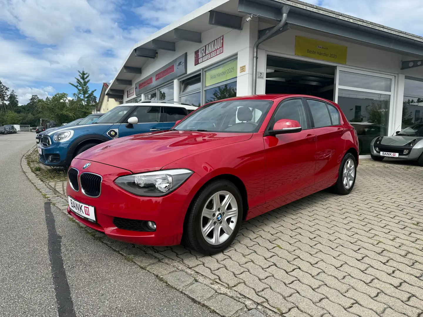 BMW 116 - 70000 KM- Garantie - Scheckheftgepflegt Rojo - 1