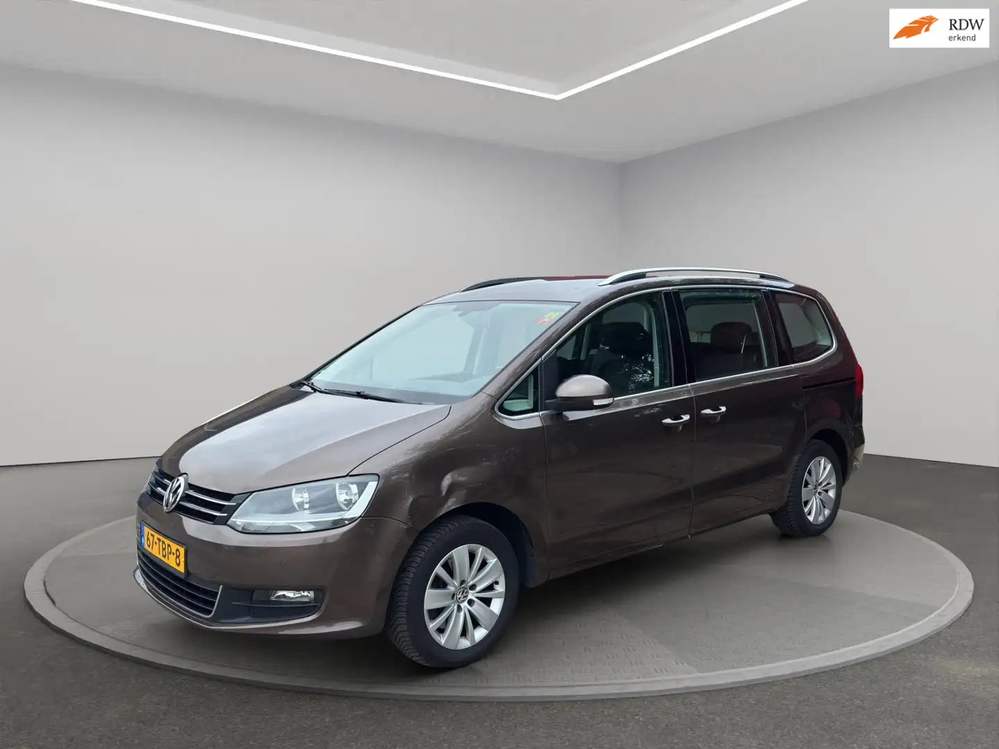 Volkswagen Sharan 1.4 TSI Comfortline 7p. 2 Schuifdeuren Cruise cont Marrone - 1