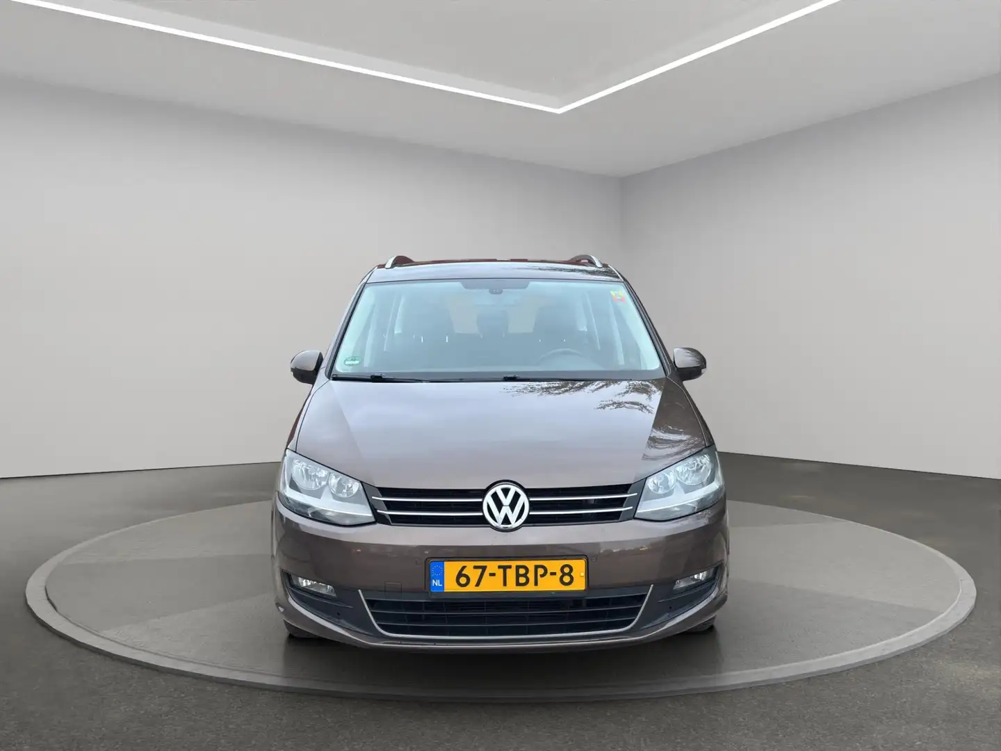 Volkswagen Sharan 1.4 TSI Comfortline 7p. 2 Schuifdeuren Cruise cont Marrone - 2