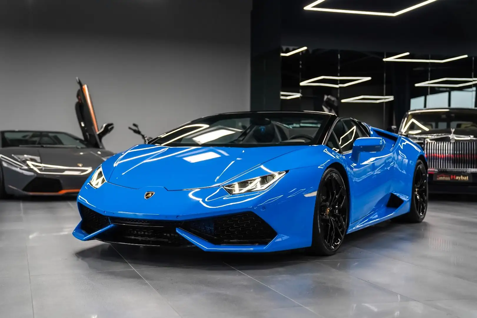 Lamborghini Huracán LP610-4 Spyder Lift-Magneto-Kamera Blau - 1