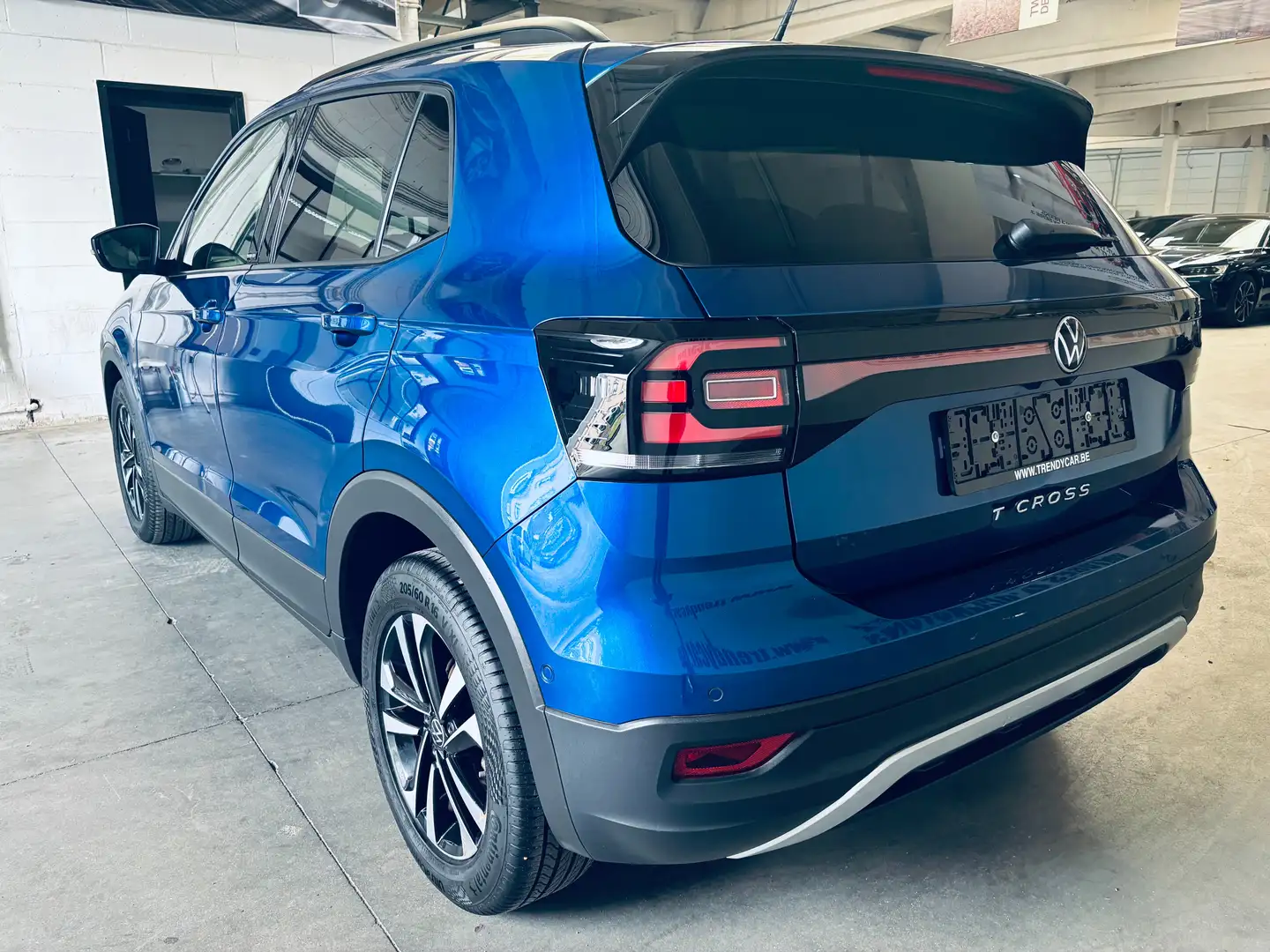 Volkswagen T-Cross 1.0 TSI UNITED+ CARPLAY+CAMERA+CARNET+TVA+GARANTIE Bleu - 2