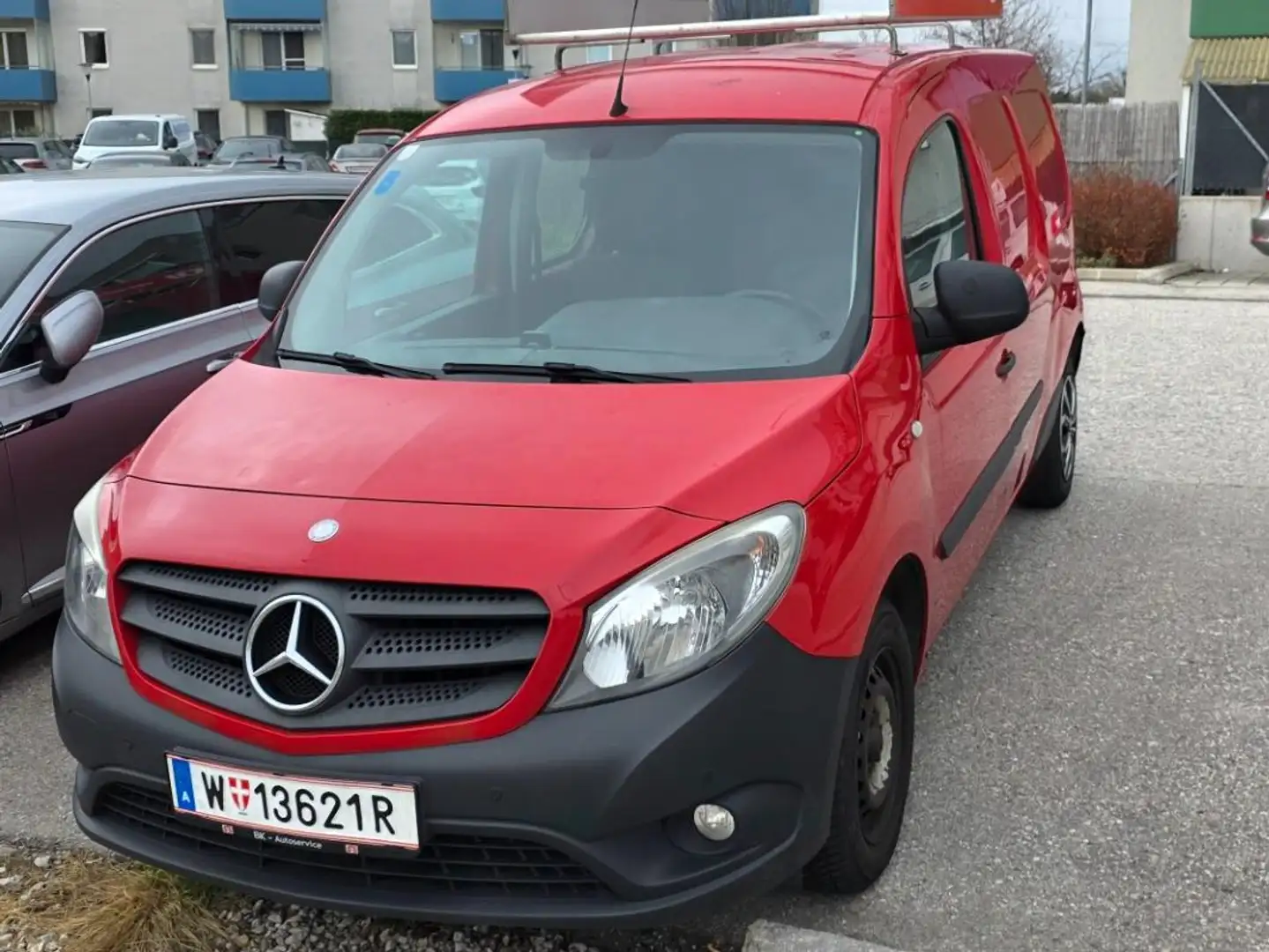 Mercedes-Benz Citan Citan Kastenwagen 109 CDI extralang Rot - 2