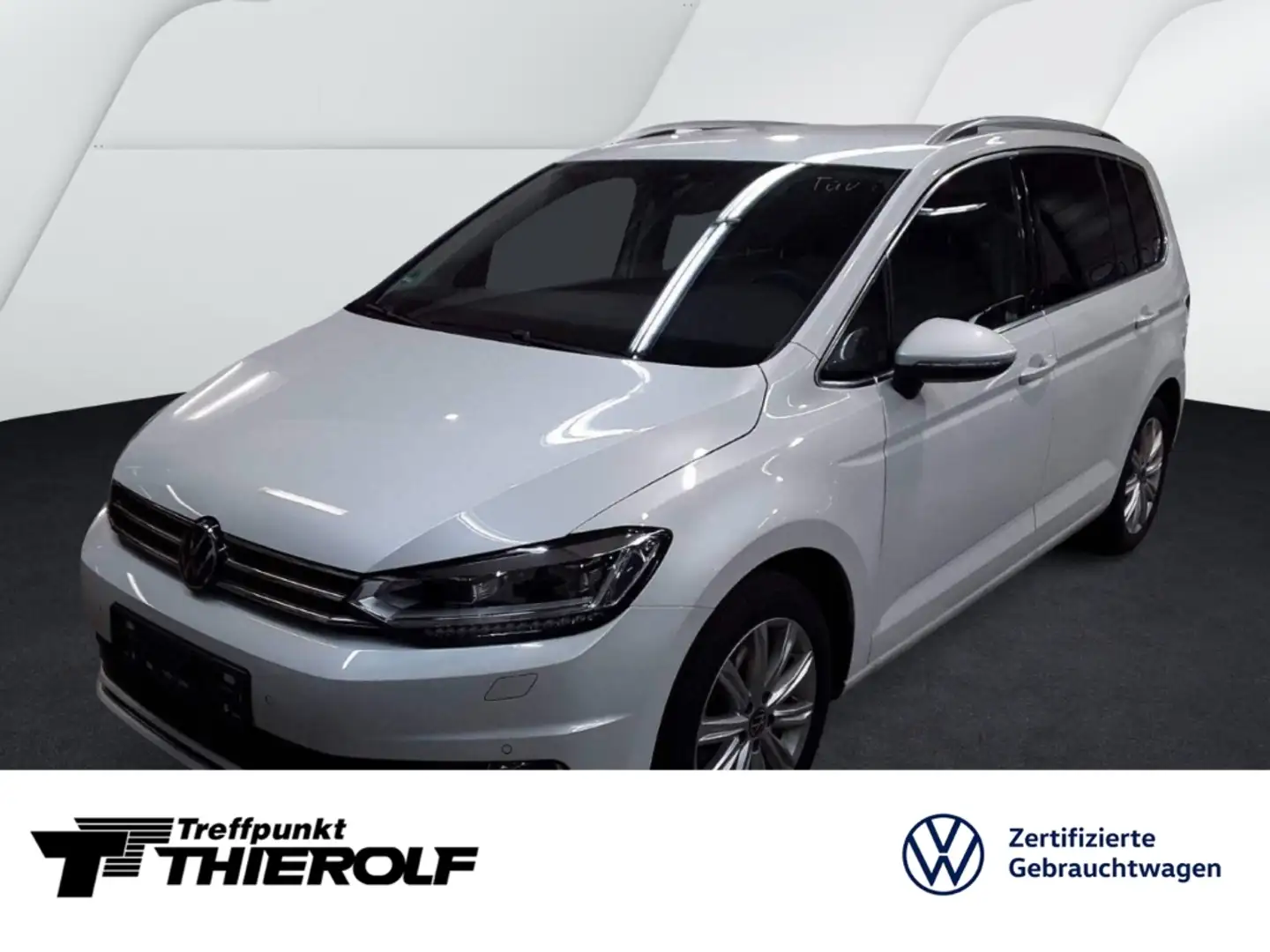 Volkswagen Touran Highline 2.0 TDI 7Sitze DCC Navi Kamera LED Weiß - 1