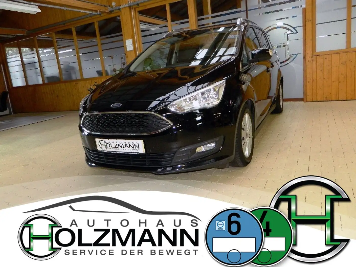 Ford Grand C-Max 1.0l EcoBoost Cool&Connect/Sync3/SHZ Noir - 1
