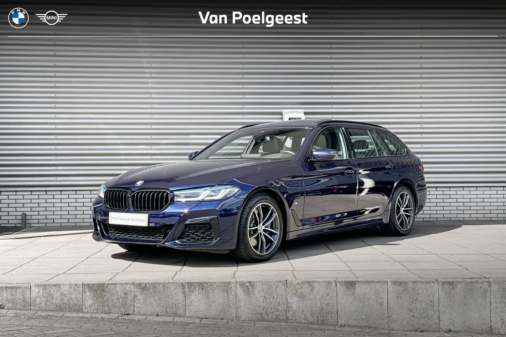 BMW 530 5 Serie Touring 530e High Executive / M Sportpakke Blauw - 1