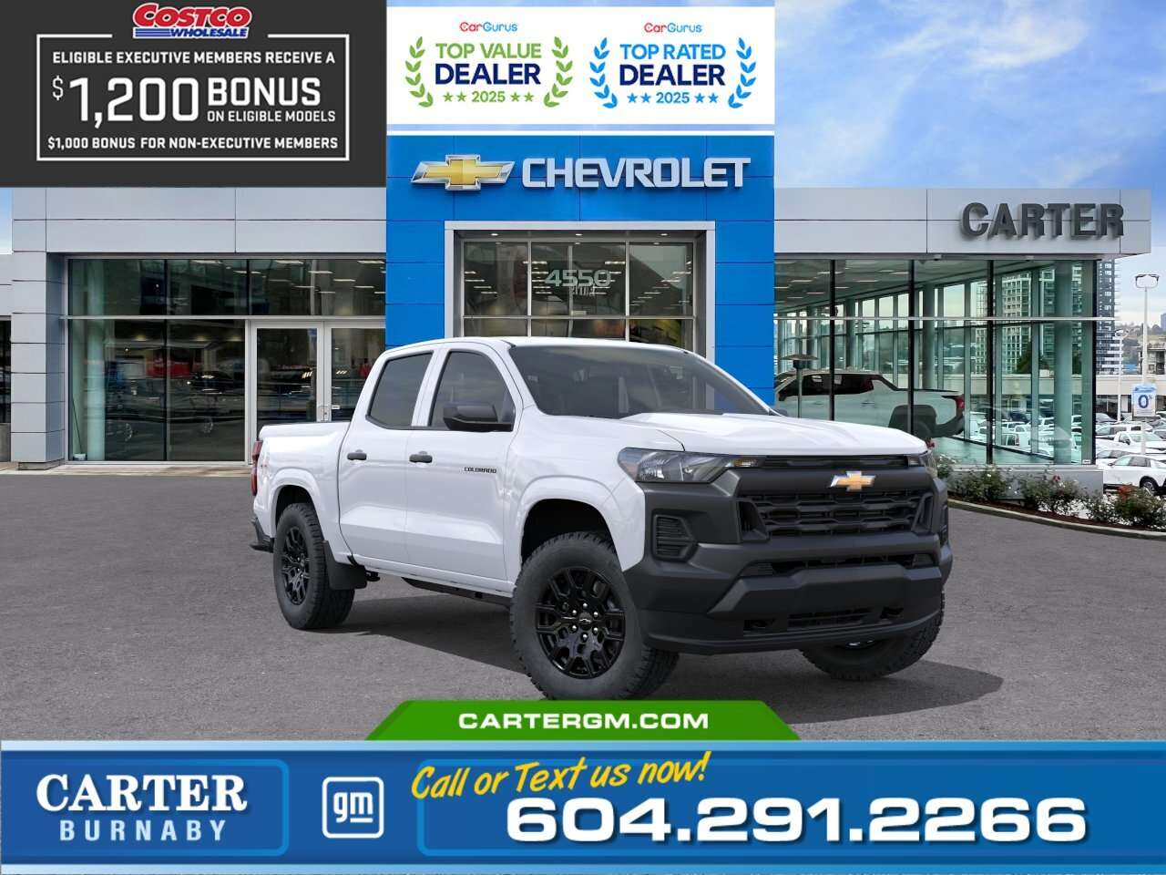White 2026 Chevrolet Colorado Pickup Truck Four-Wheel Drive 8-Speed Automatic