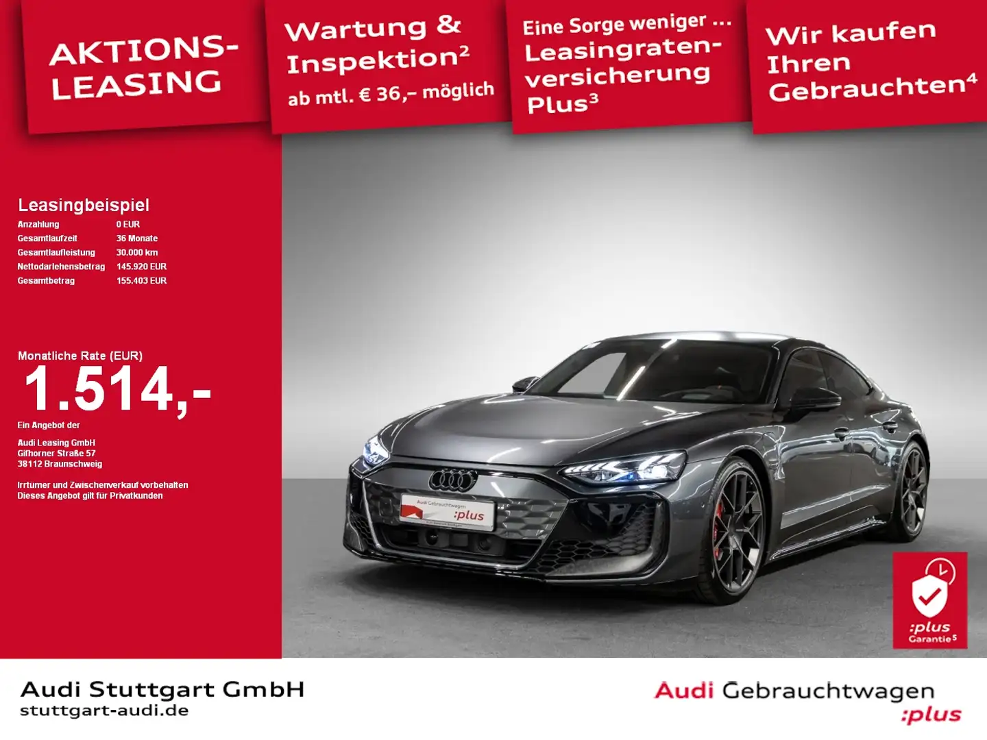 Audi RS e-tron GT performance quattro 620 kW Keramik Grigio - 1
