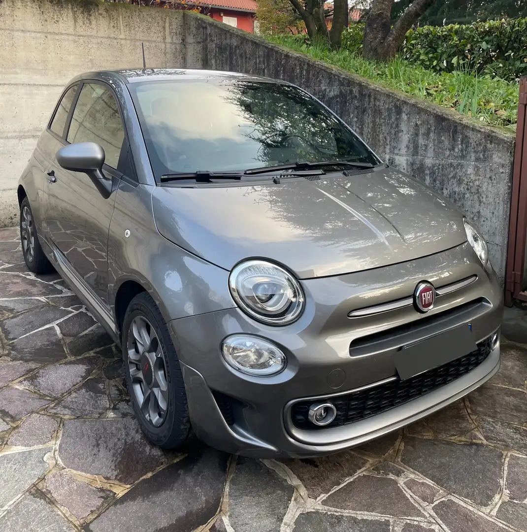 Fiat 500 500 1.2 S 69cv dualogic Gris - 1