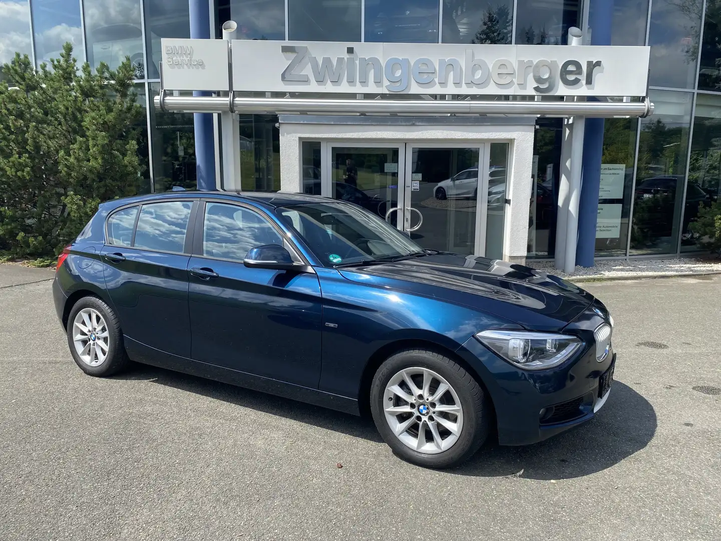 BMW 118 i   Klimaaut. PDC Bleu - 1