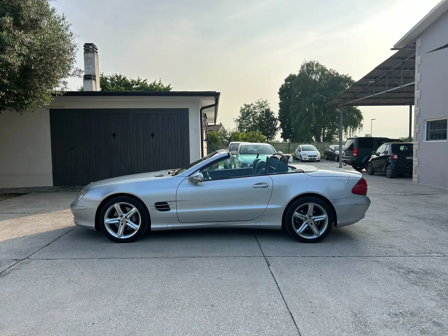 Mercedes-Benz SL 500 V8 ASI CRS UFF. ITALIANA FULL OPT. Argento - 2