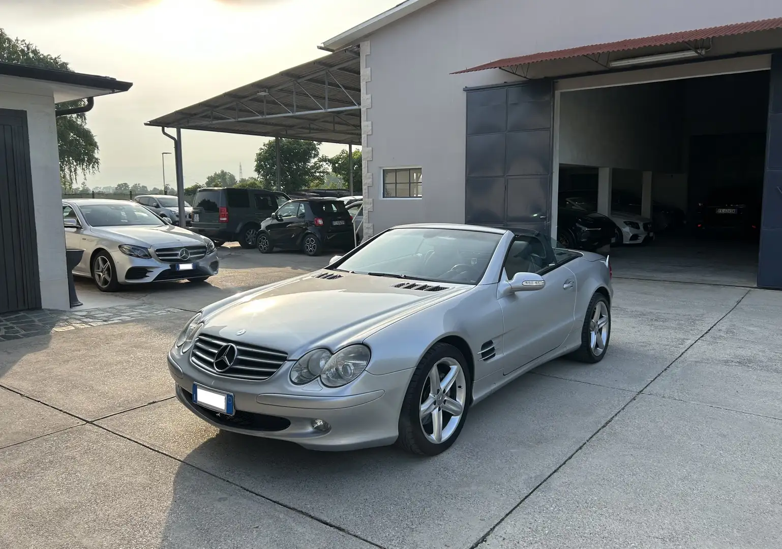 Mercedes-Benz SL 500 V8 ASI CRS UFF. ITALIANA FULL OPT. Argento - 1