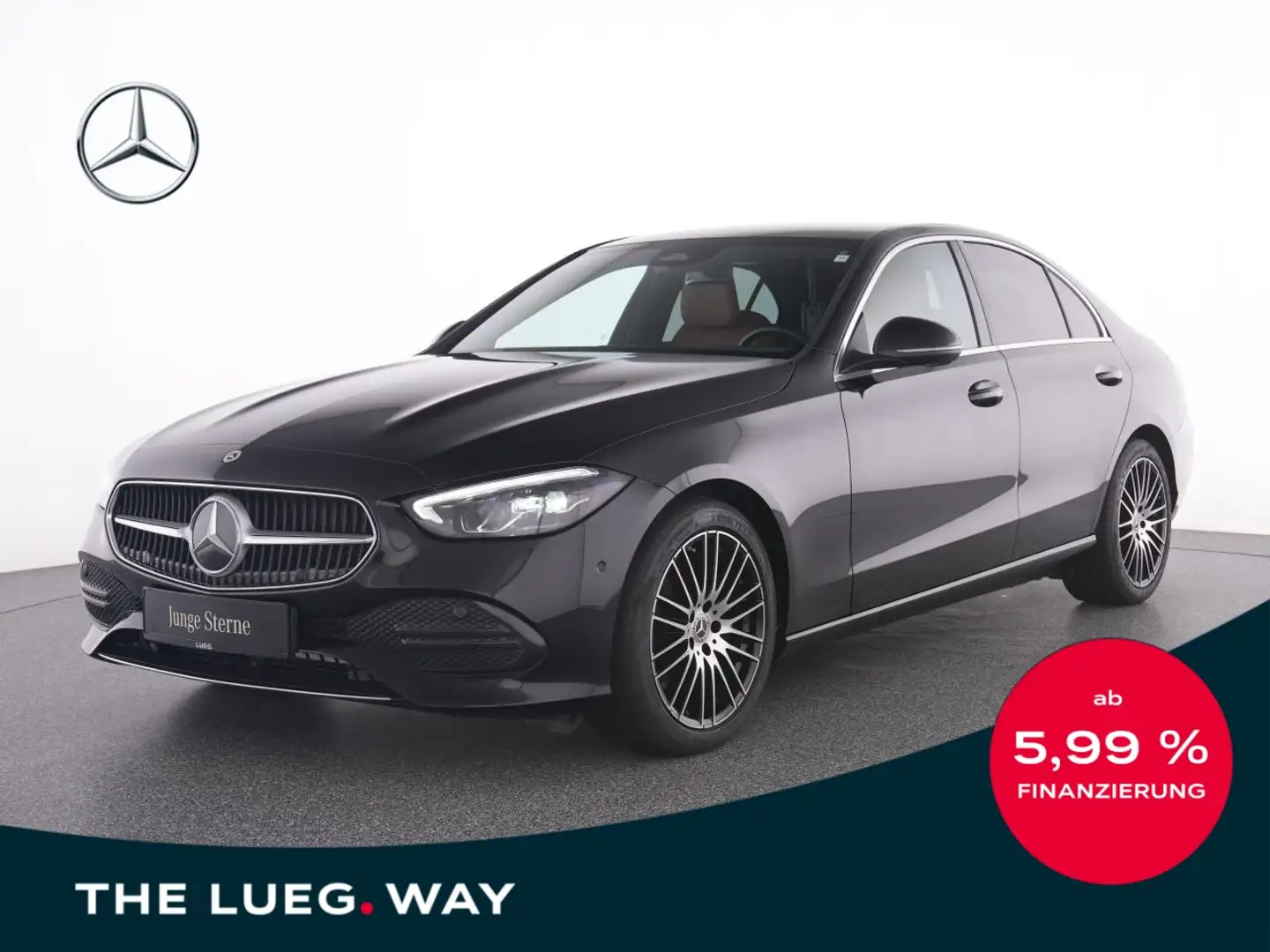 Mercedes-Benz C 200 d Avantgarde+18 "+MBUX+LED-HP+RFK+PTS+SHZ+ Schwarz - 1