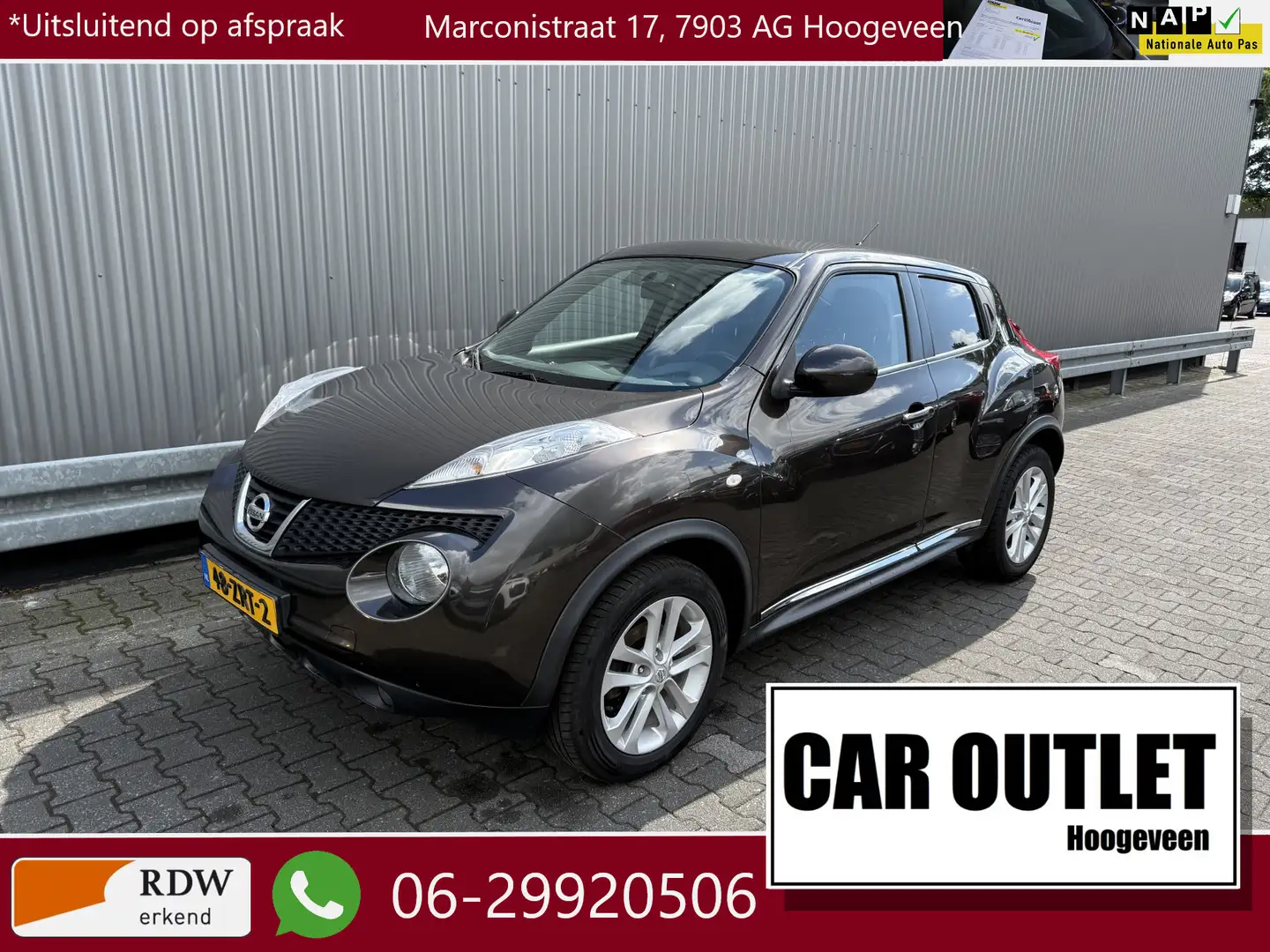 Nissan Juke 1.6 Acenta Navi Clima Camera NW APK --Inruil Mogel Brun - 1