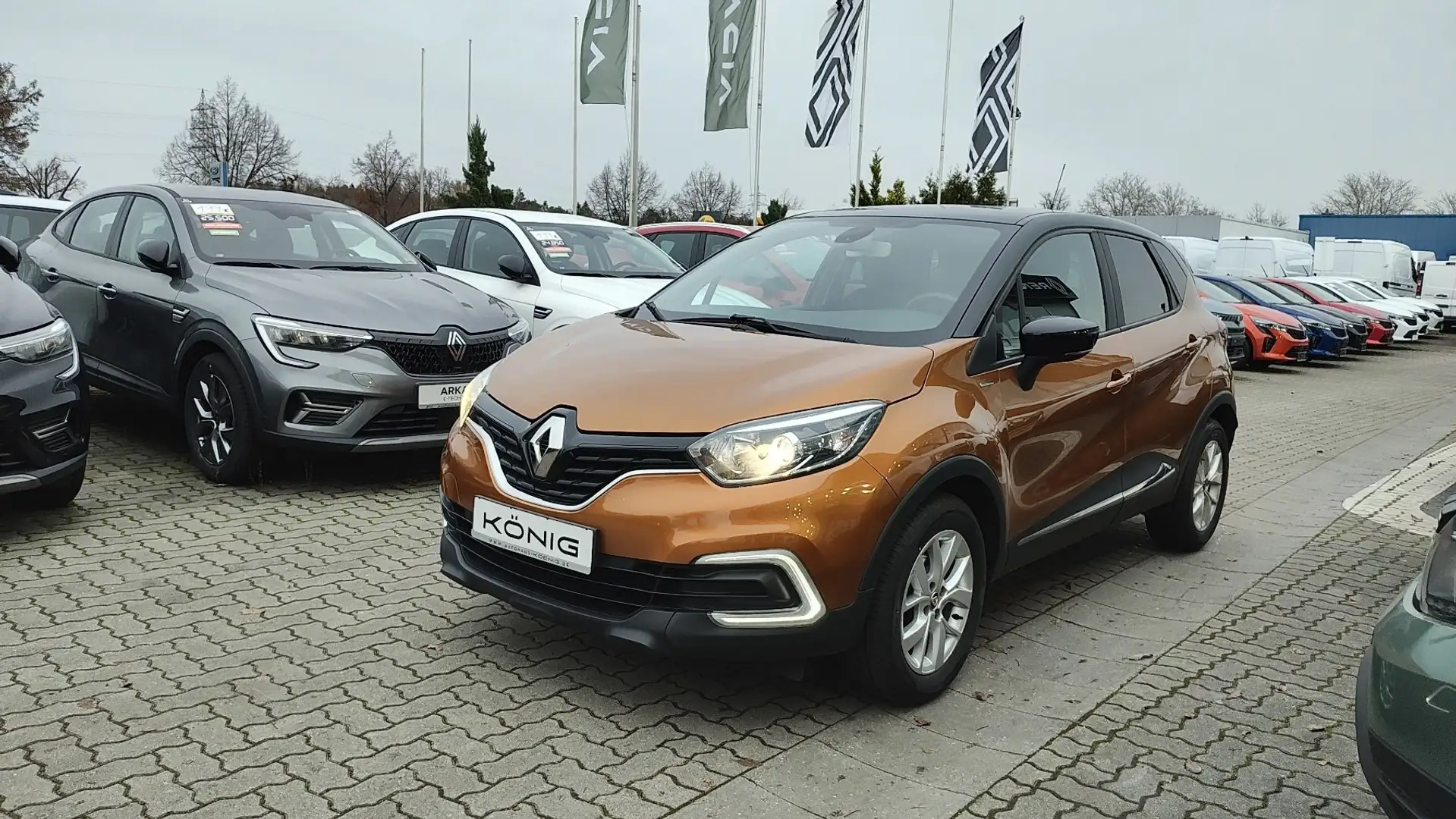 Renault Captur LIMITED TCe 90 PDC, Navi, Klimaatm. Orange - 1