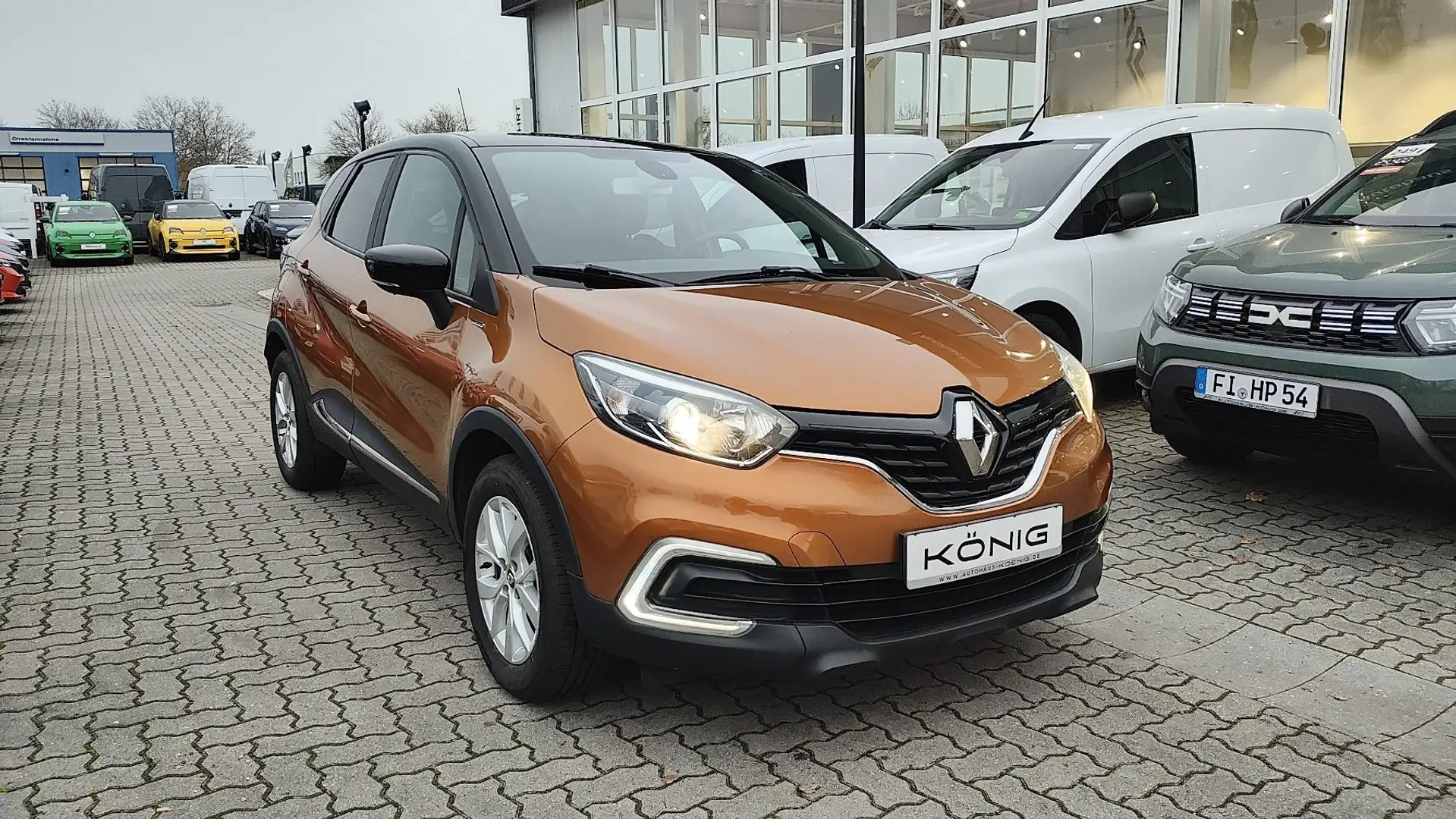 Renault Captur LIMITED TCe 90 PDC, Navi, Klimaatm. Orange - 2
