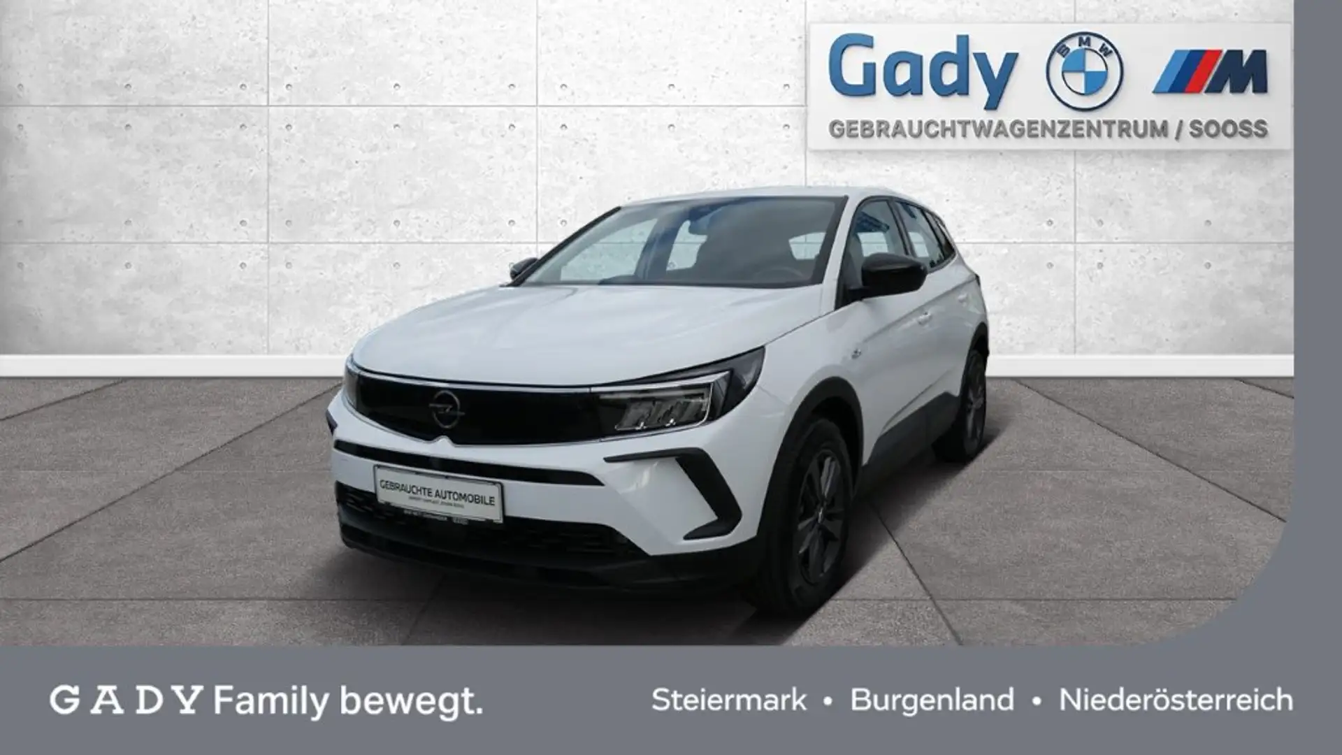 Opel Grandland 1,2 Turbo Dir. Inj. Business Edition Sta Weiß - 1