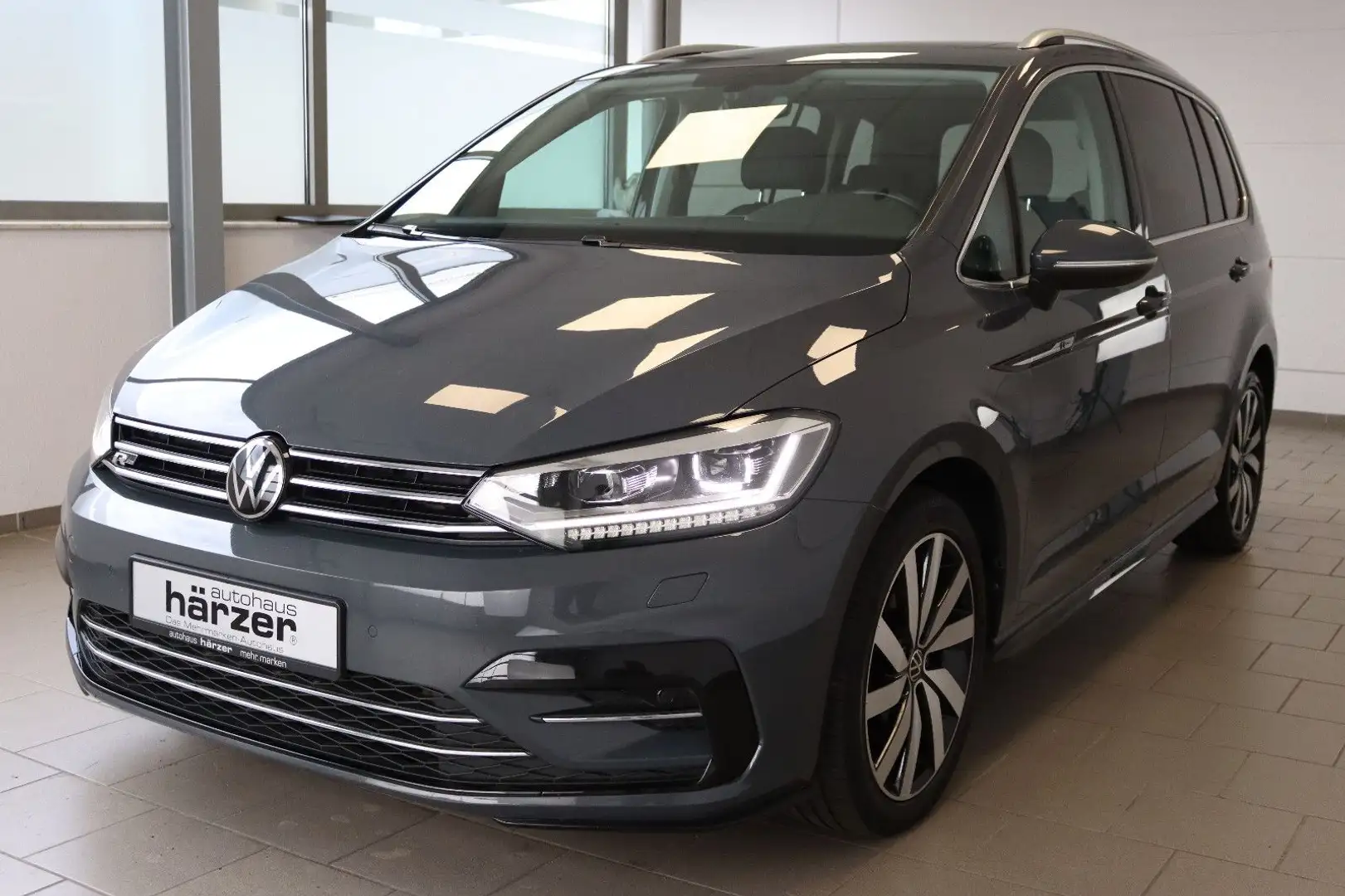 Volkswagen Touran R-Line Highl. DSG*LED*NAV*PANO*AHK*7Sitze Gris - 2