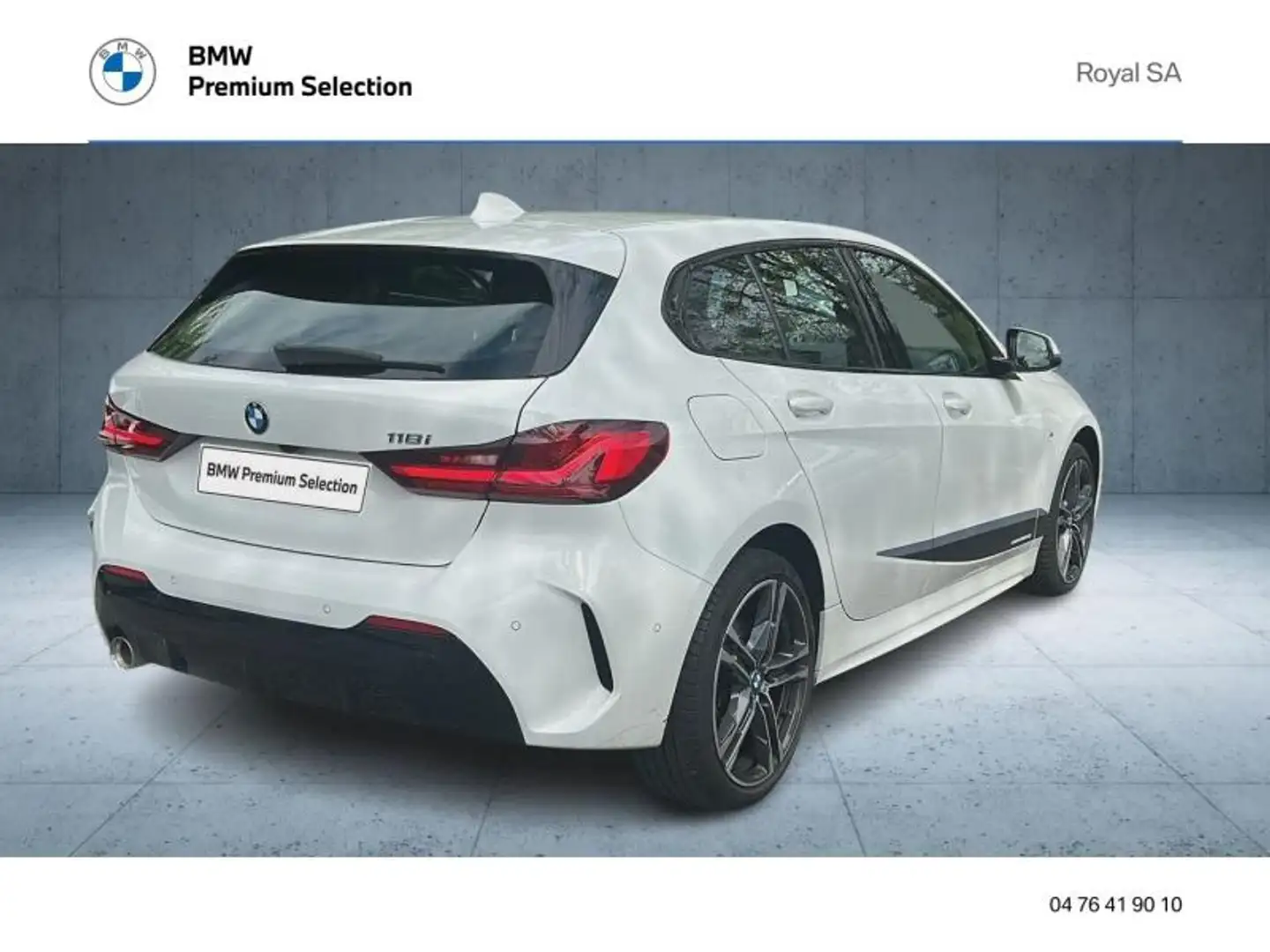 BMW 118 118iA 136ch M Sport DKG7 Wit - 2