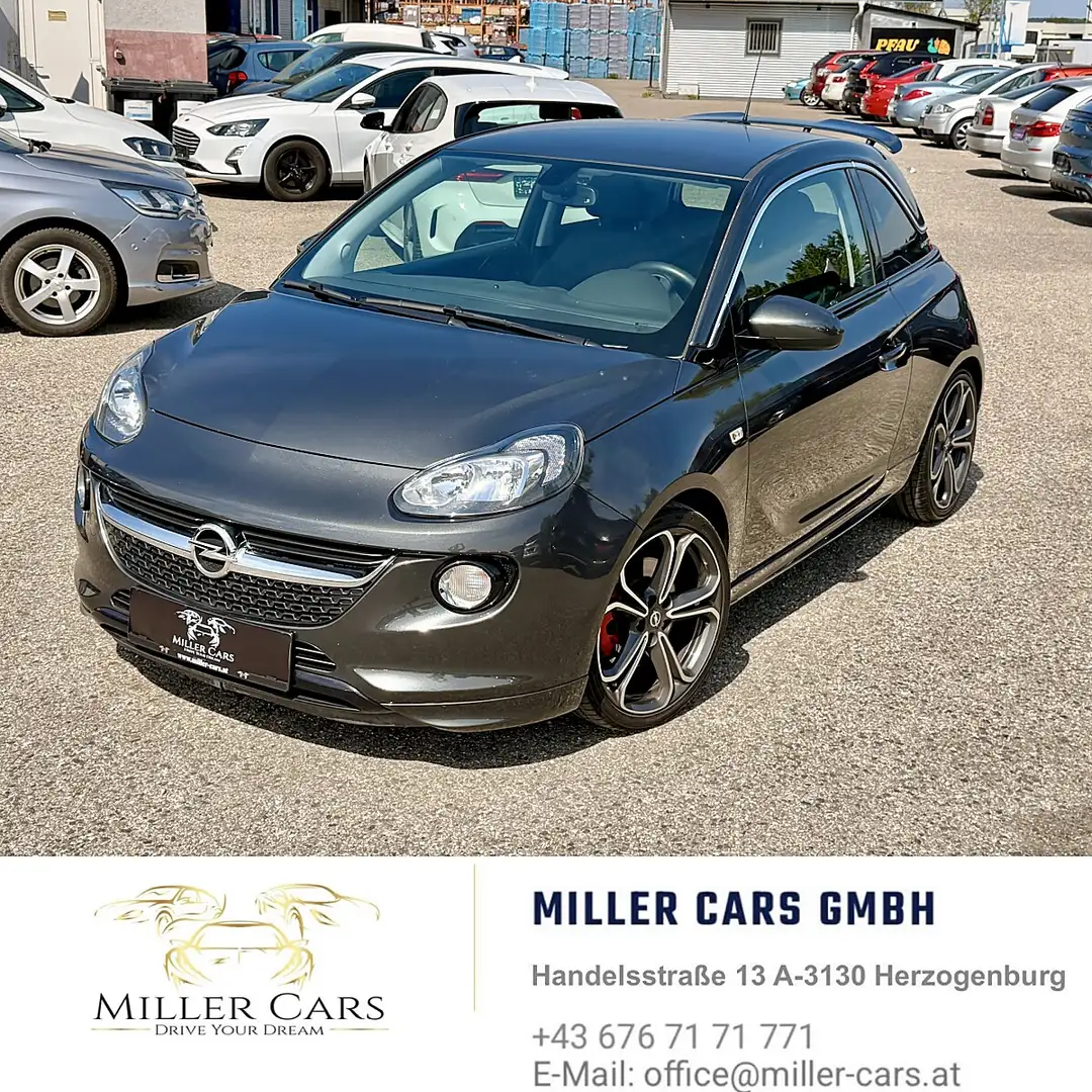 Opel Adam 1,4 Turbo S Ecotec Start/Stop*Servicegepflegt* Grau - 2
