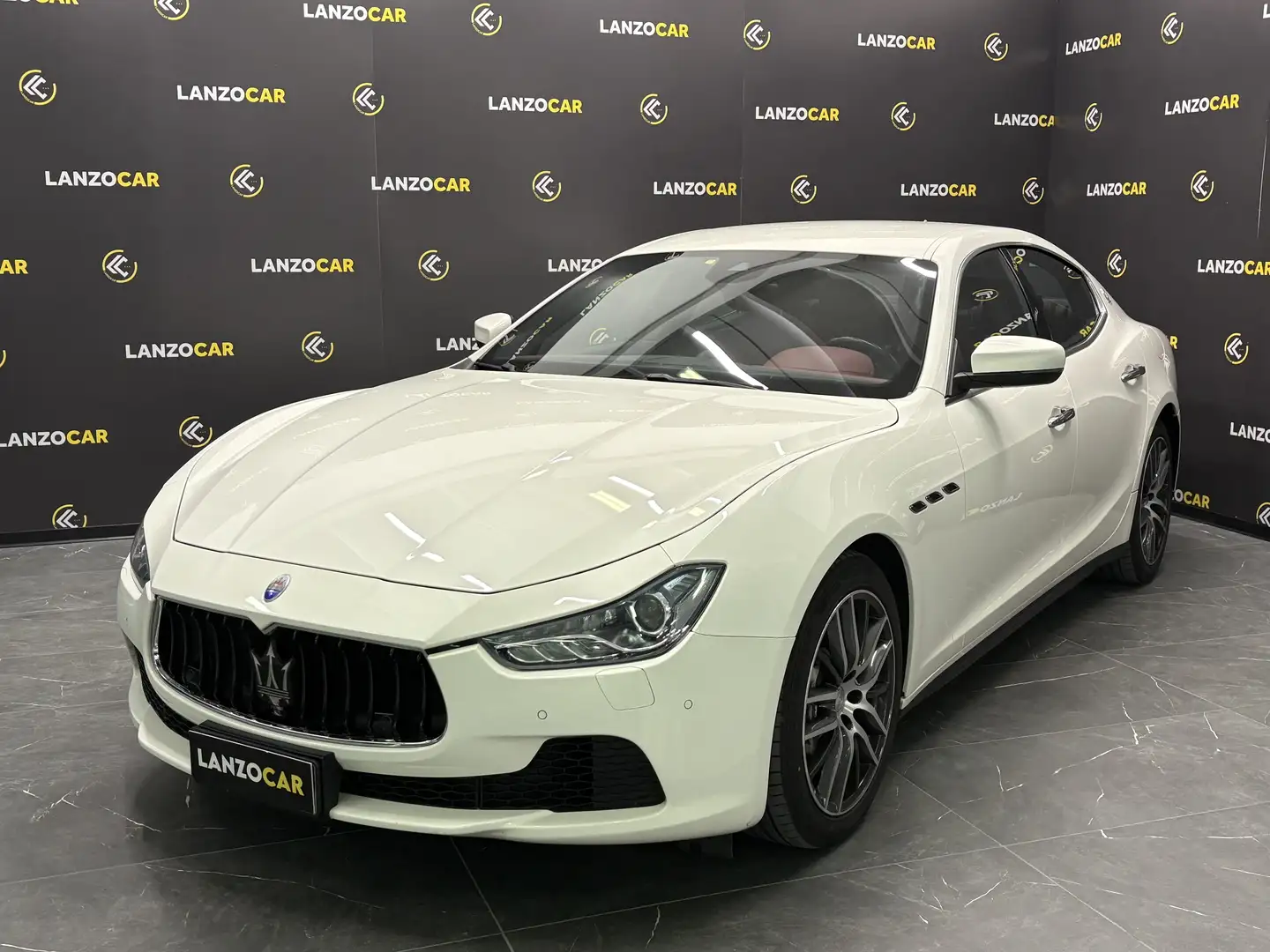 Maserati Ghibli 3.0 V6 250CV*MY 16*PELLE*AUTO*PERLATO* Bianco - 1