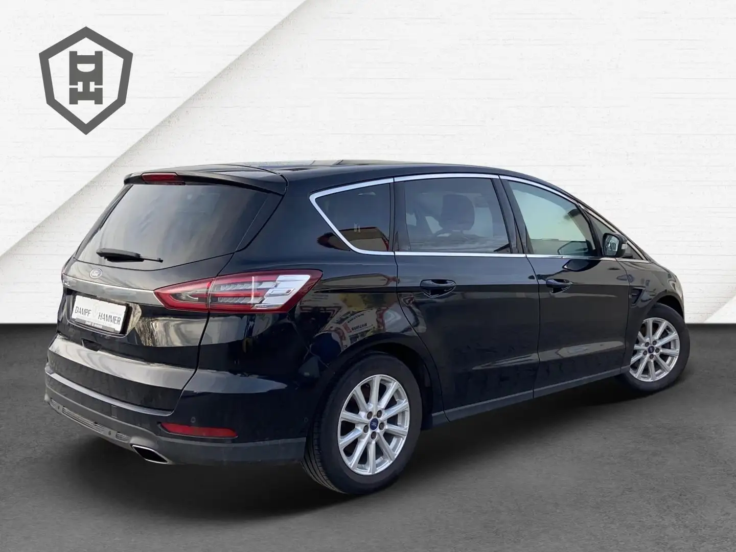 Ford S-Max 2.0 TCDi Titanium ACC LED Leder AHK 5Sitze Zwart - 2