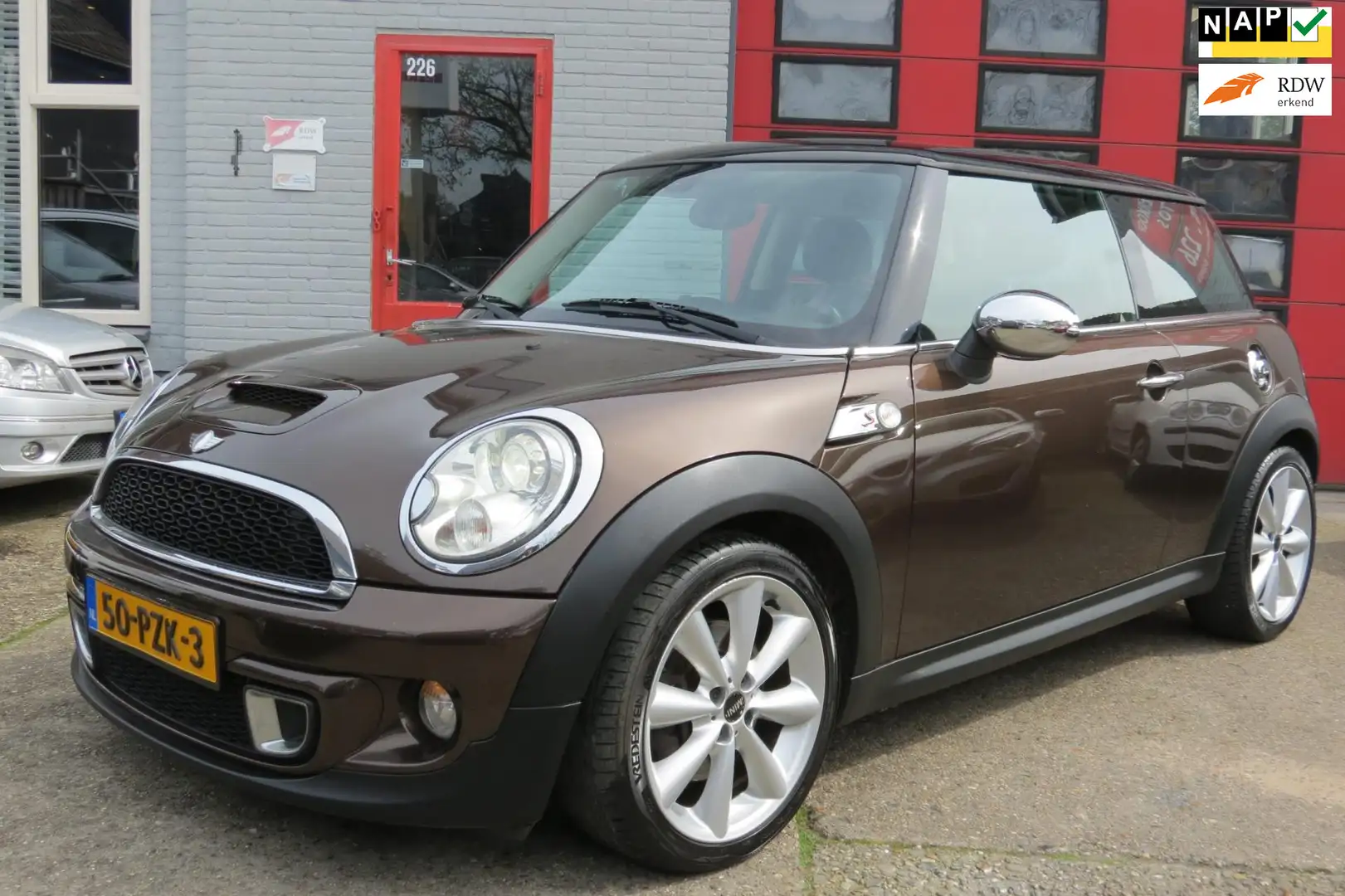 MINI Cooper S 1.6 Edition II ,NAVI,LEDER , 184 PK Brun - 1