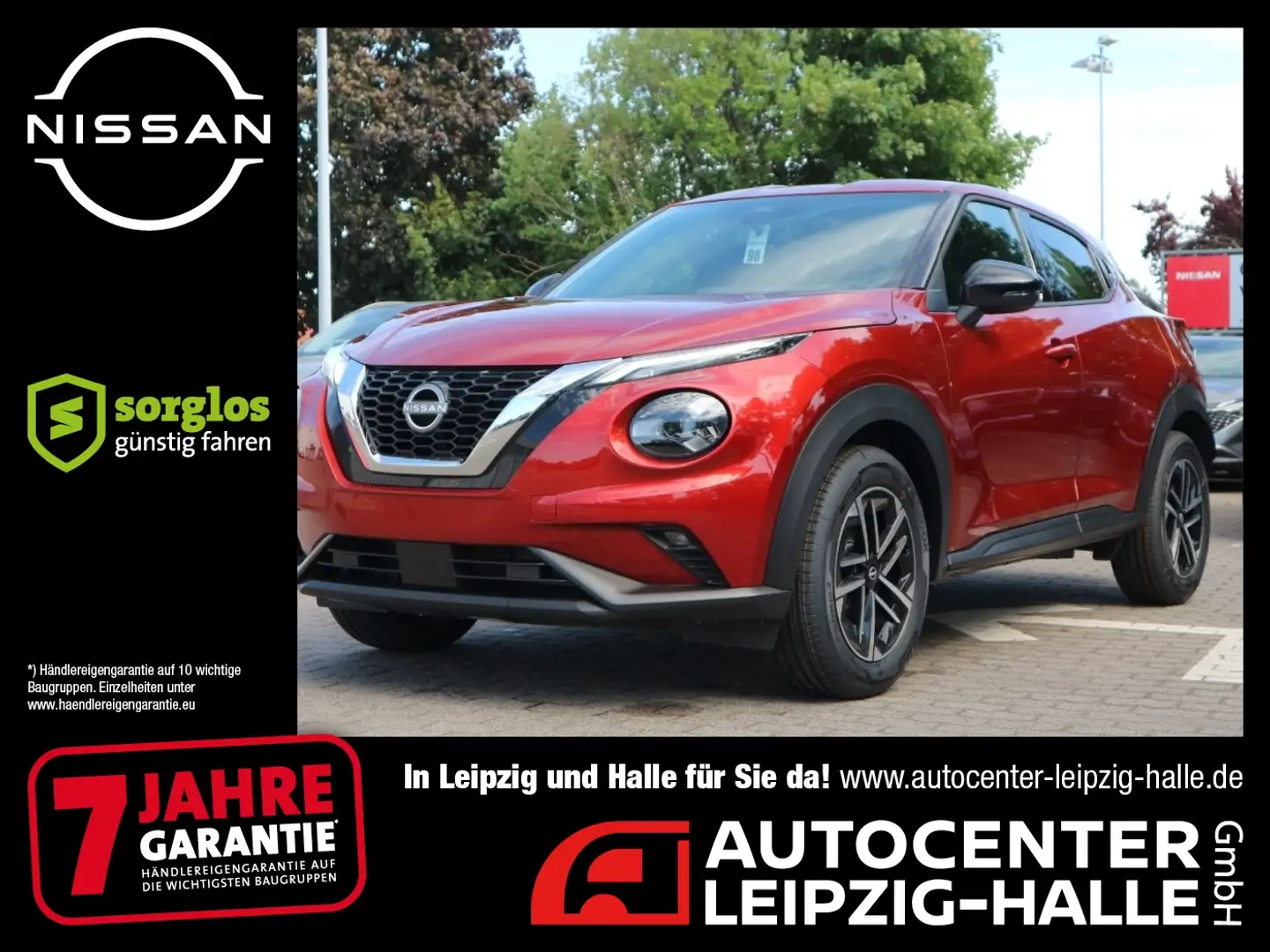 Nissan Juke N-CONNECTA 1.0 DIG-T 6MT Navi LED LM Rouge - 1
