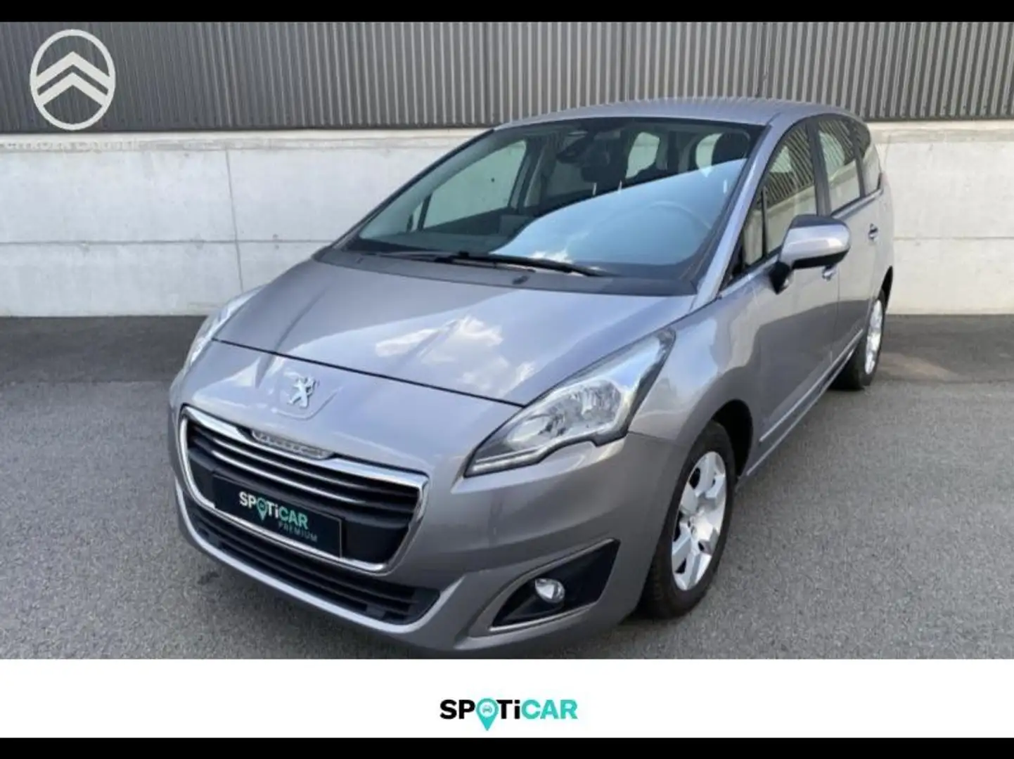 Peugeot 5008 1.6 BlueHDi 120ch Allure S\u0026S Gris - 1