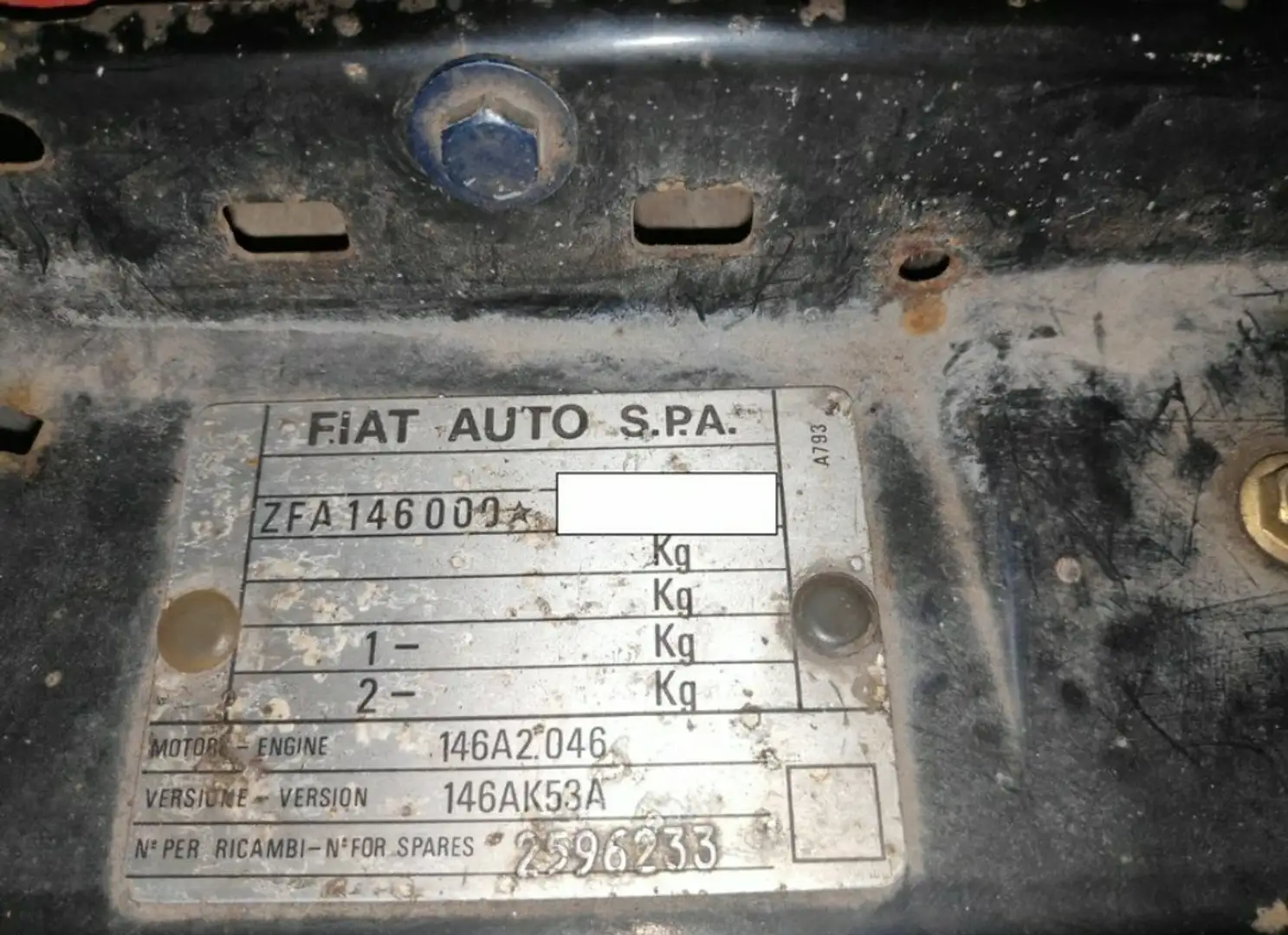 Fiat Uno Fiat Turbo i.e. MK1 1986 empty shell - 2