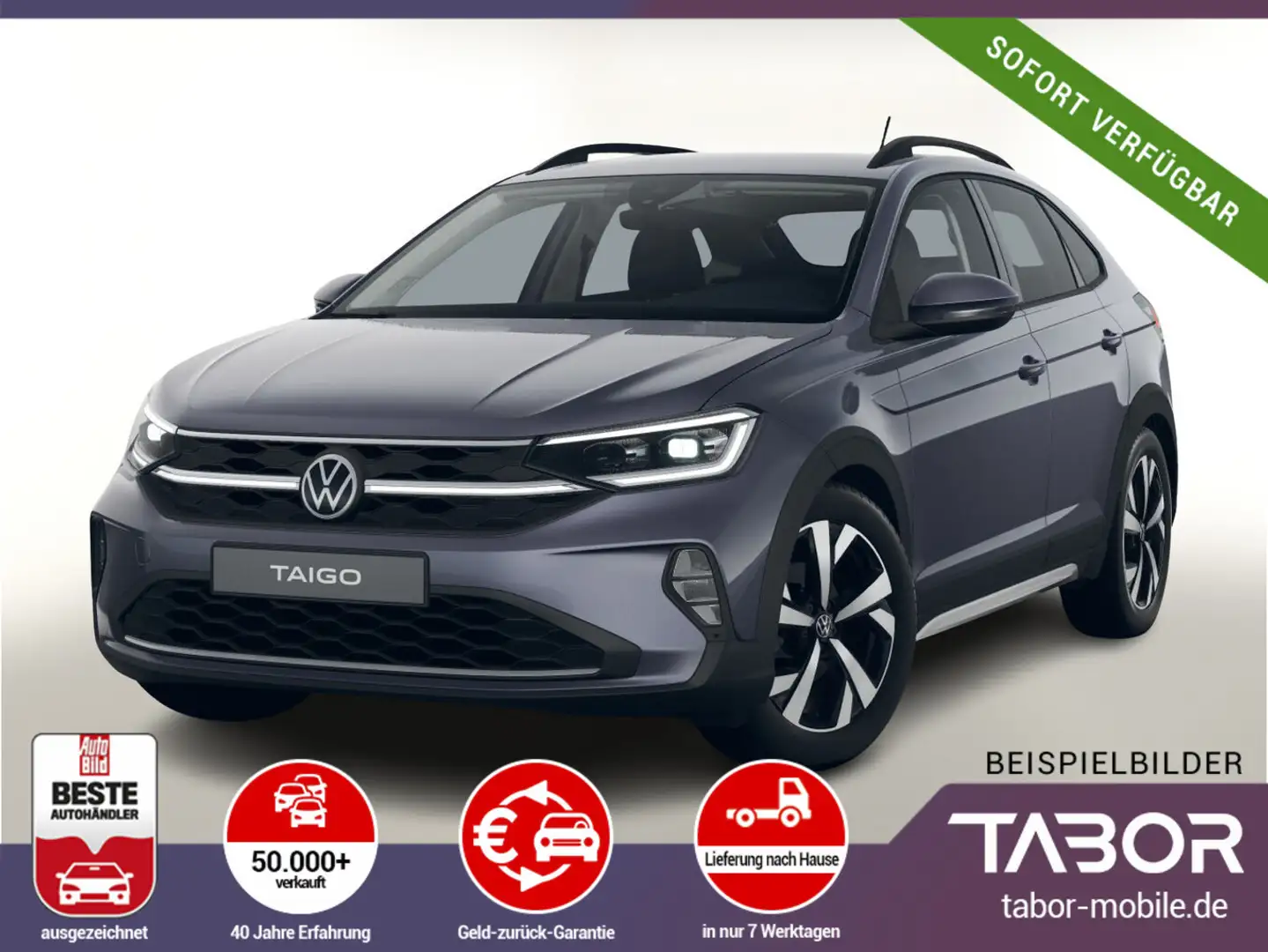 Volkswagen Taigo 1.5 TSI 150 DSG Matrix R2D 2ZClim SHZ KeyL Grau - 1