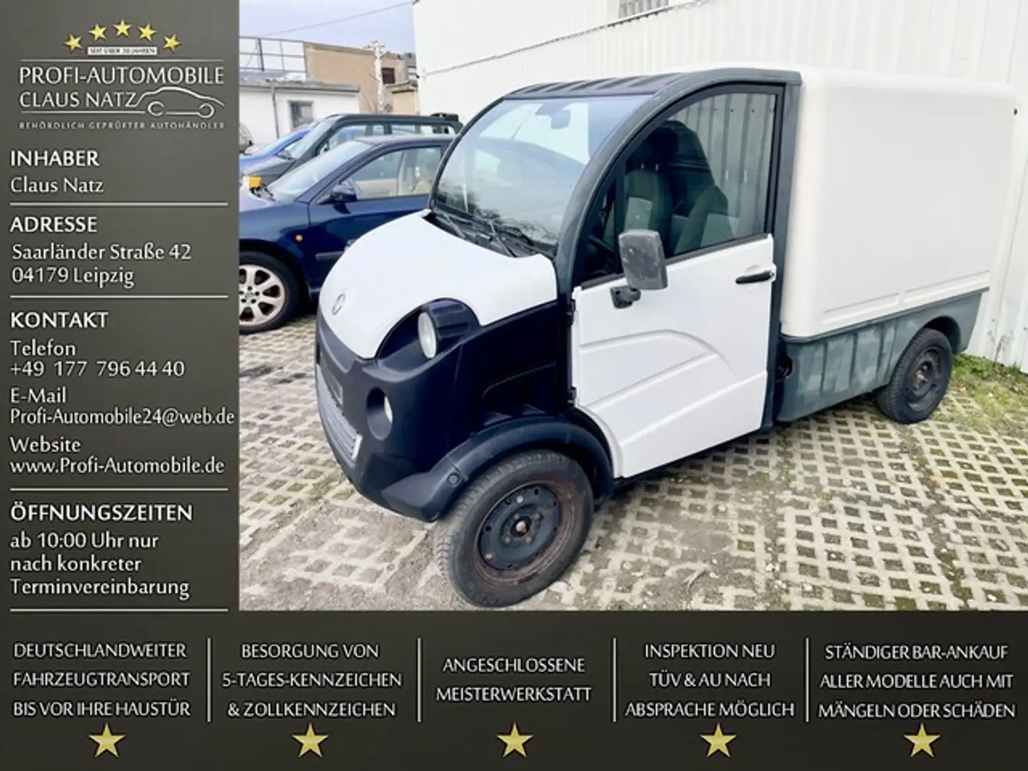 Aixam Sonstige D-Truck*Mopedauto 45 KM/H*LIEFERUNG MÖGL* Weiß - 1