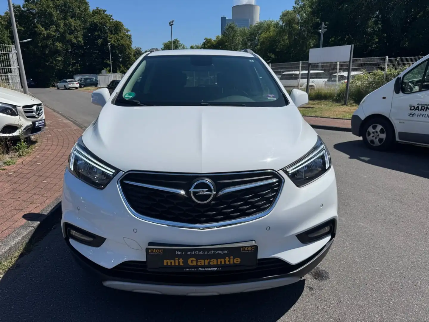 Opel Mokka X MokkaX TURBO/1.HD/KLIMAAUT/ALU/R.KAM/SHZ/LHZ/PDC Weiß - 2