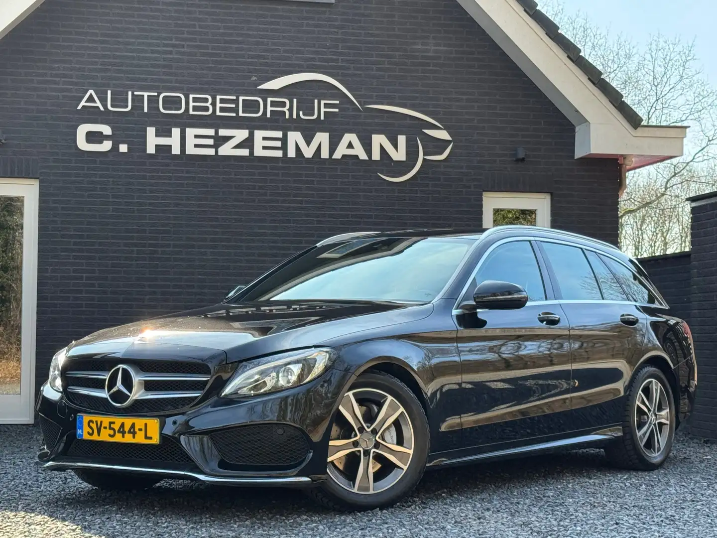 Mercedes-Benz C 160 Estate Business AMG Styling Sport Leder Elektrisch Negru - 1