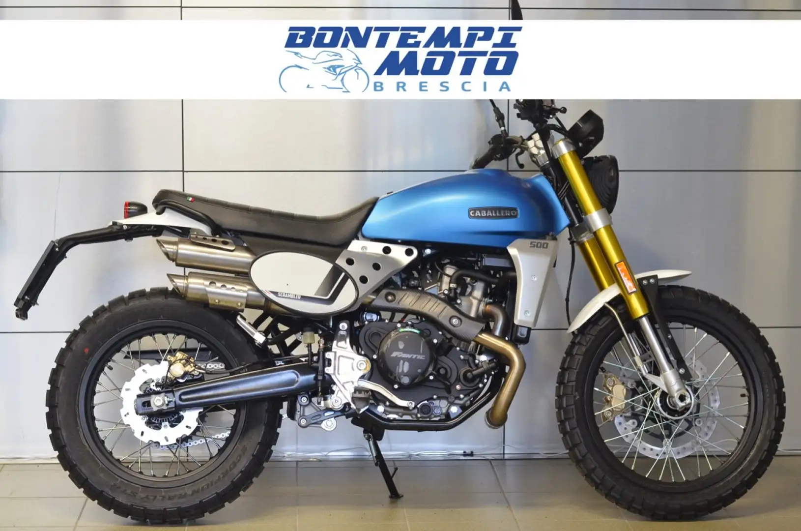 Fantic Caballero 500 Scrambler MY24 - PRONTA CONSEGNA Albastru - 1