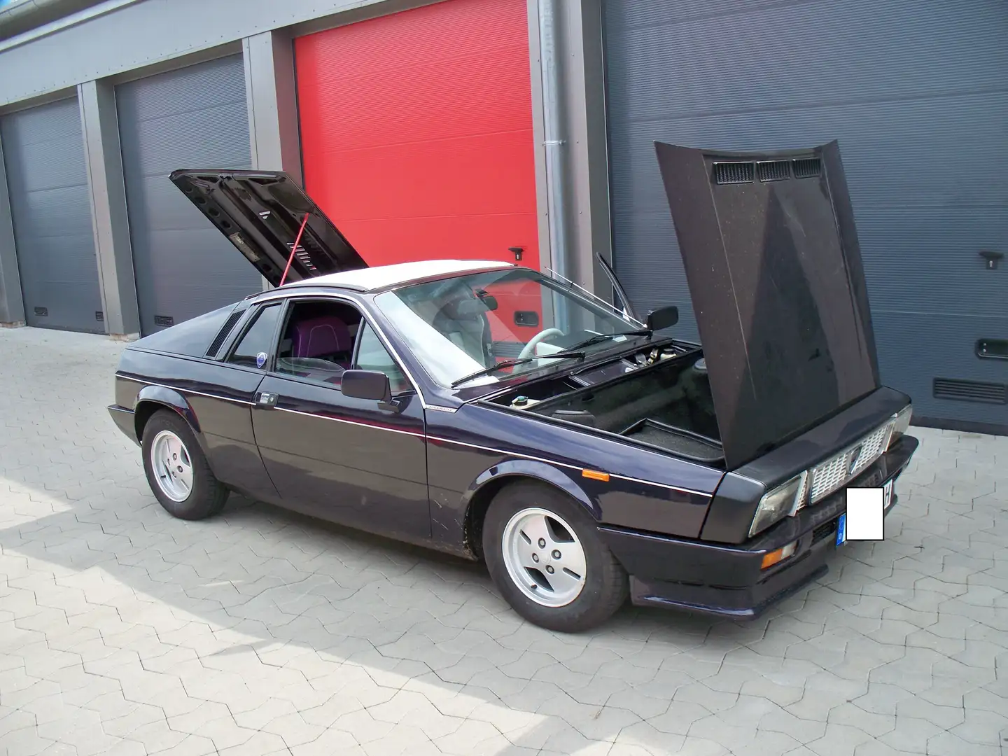 Lancia Beta Montecarlo Targa H-Kennzeichen Violett - 2