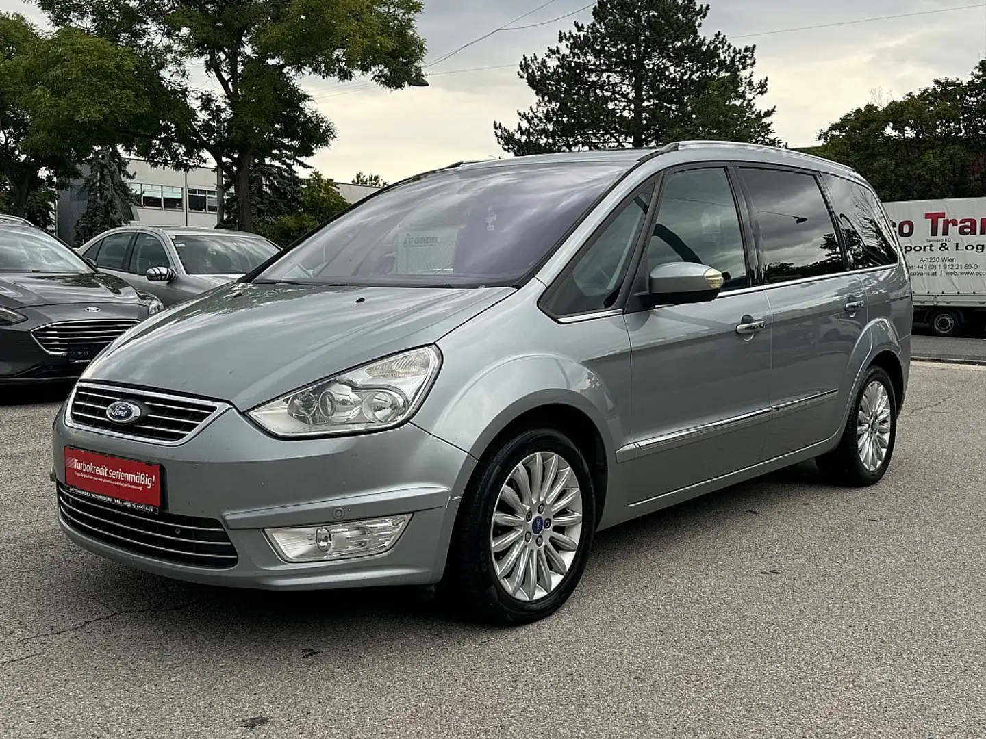 Ford Galaxy Ghia 2,0 TDCi DPF Aut. / 7SITZER  / PICKERL NEU / Silber - 1