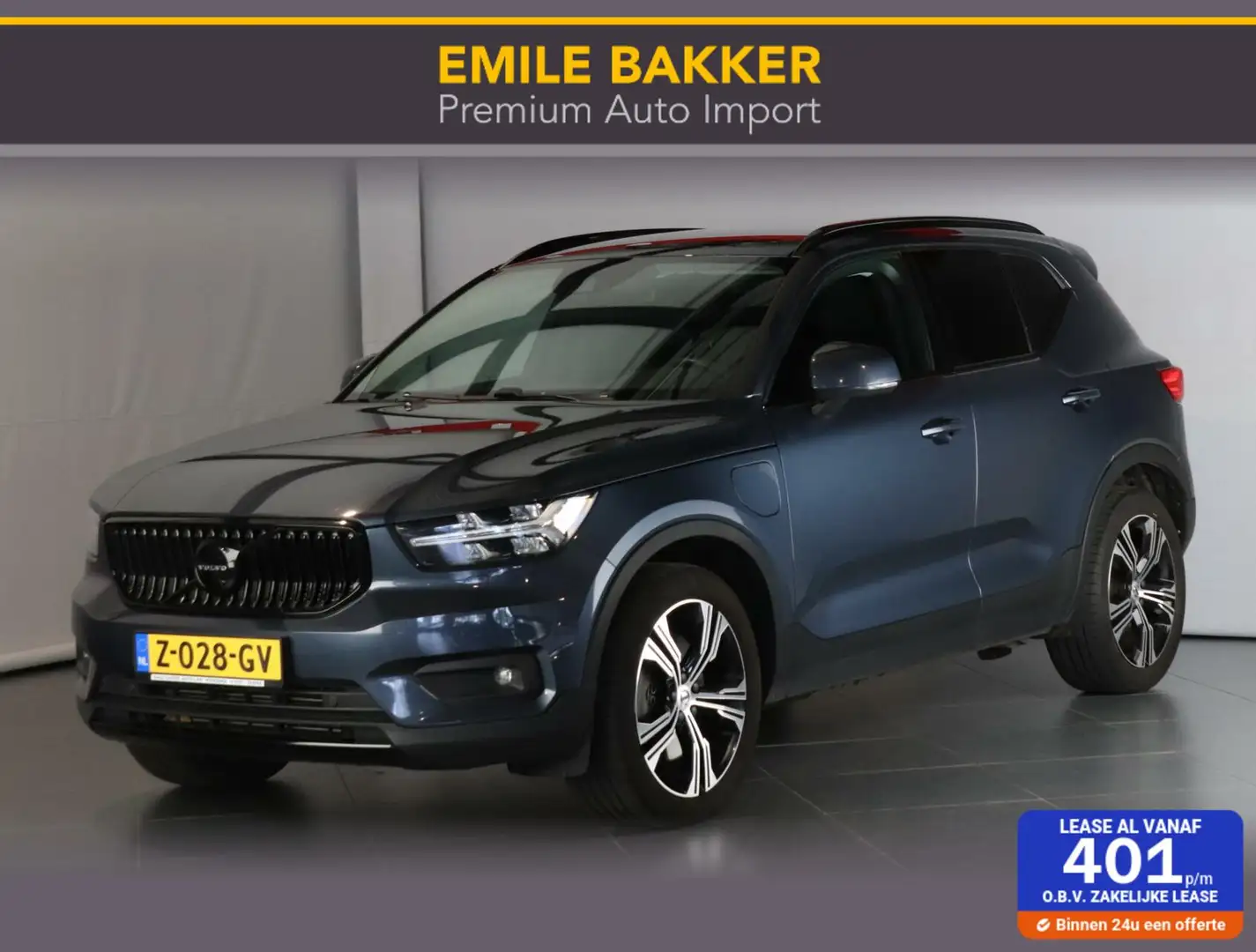 Volvo XC40 1.5 T4 Recharge R-Design Expression Blauw - 1