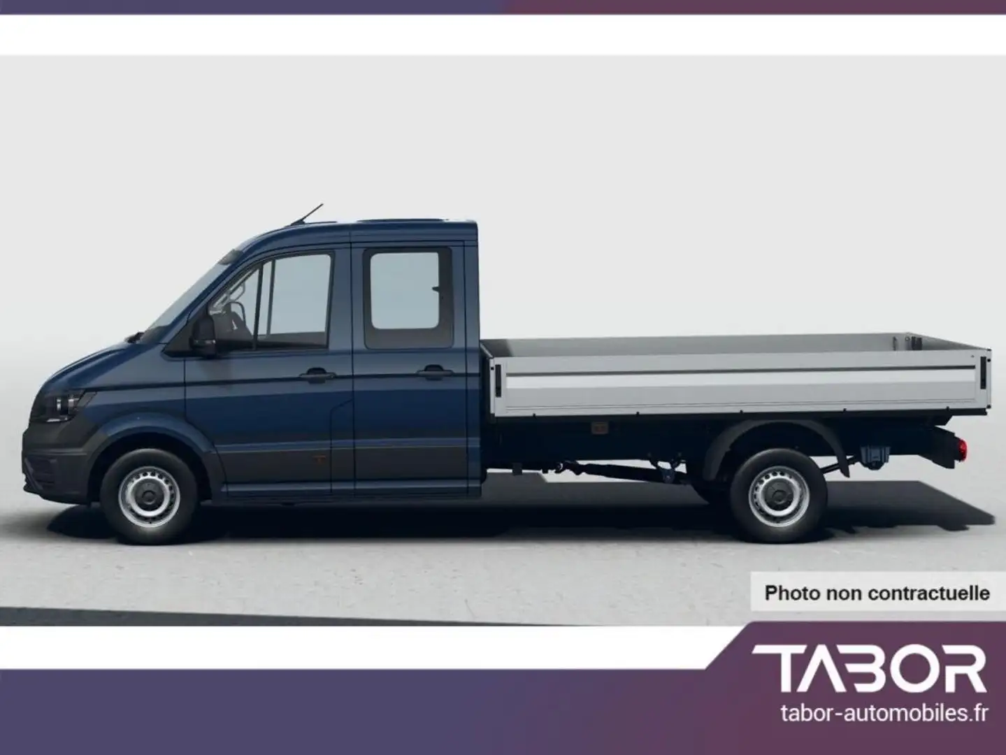 Volkswagen Crafter Pritsche DoKa 35 2.0 TDI 177 Bleu - 2