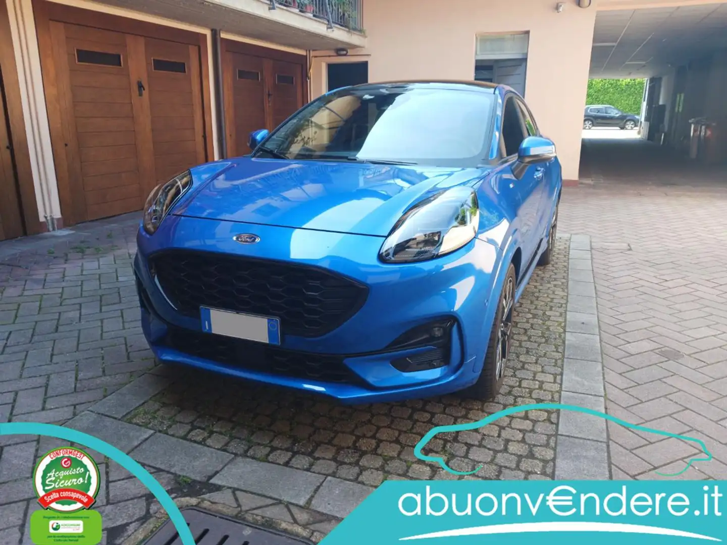 Ford Puma 1.0 Hybrid 125CV S&S ST-Line X GAR. FORD al 2030 Blauw - 1