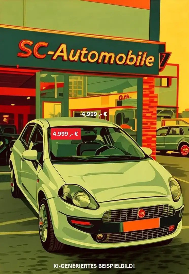 Fiat Punto Klima*ZV*Sommer+Winter ReifenTÜV* Weiß - 1