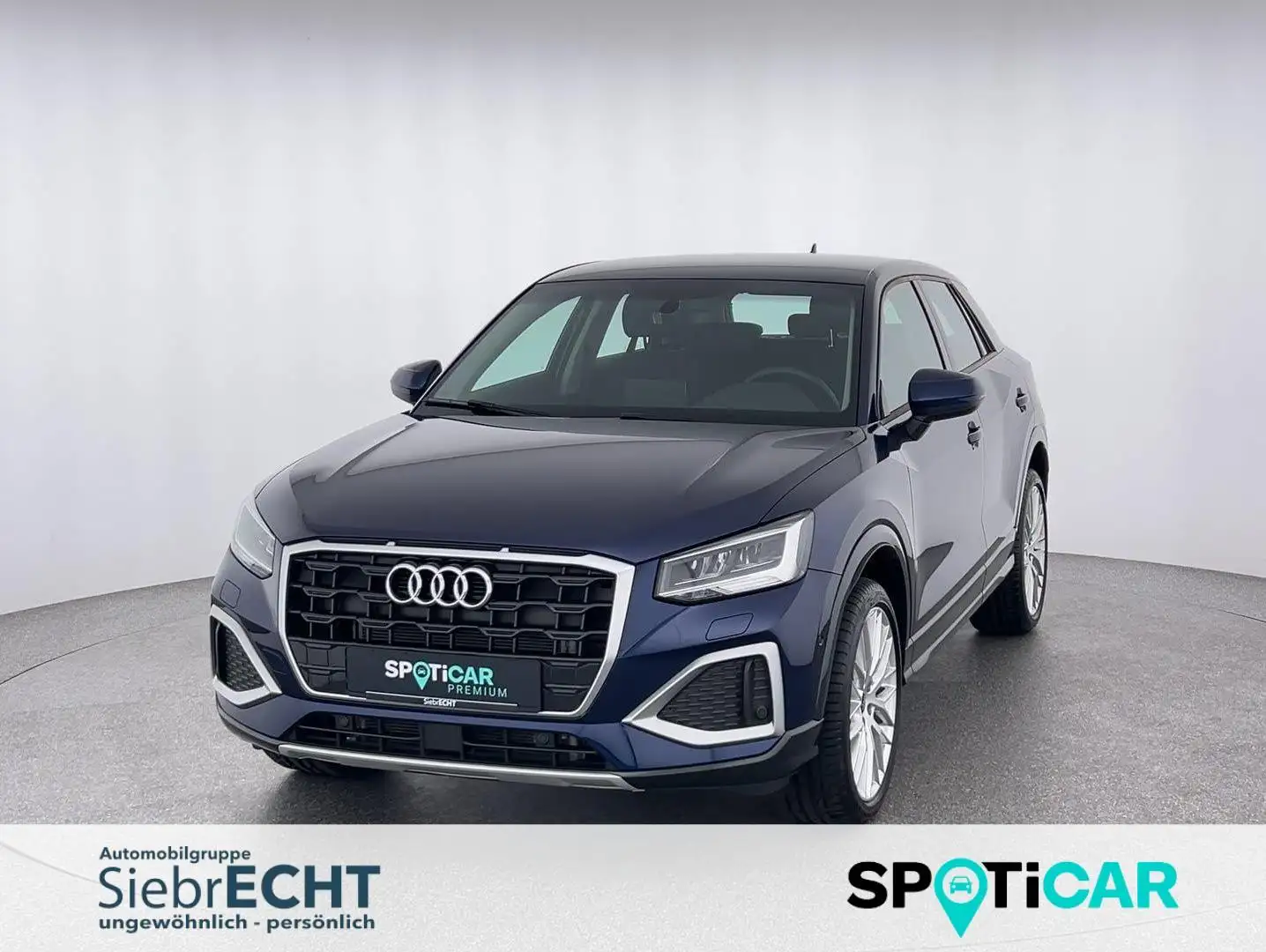 Audi Q2 Advanced 2.0 30 TDI*NAVI*SHZ*RFK*uvm Blauw - 1