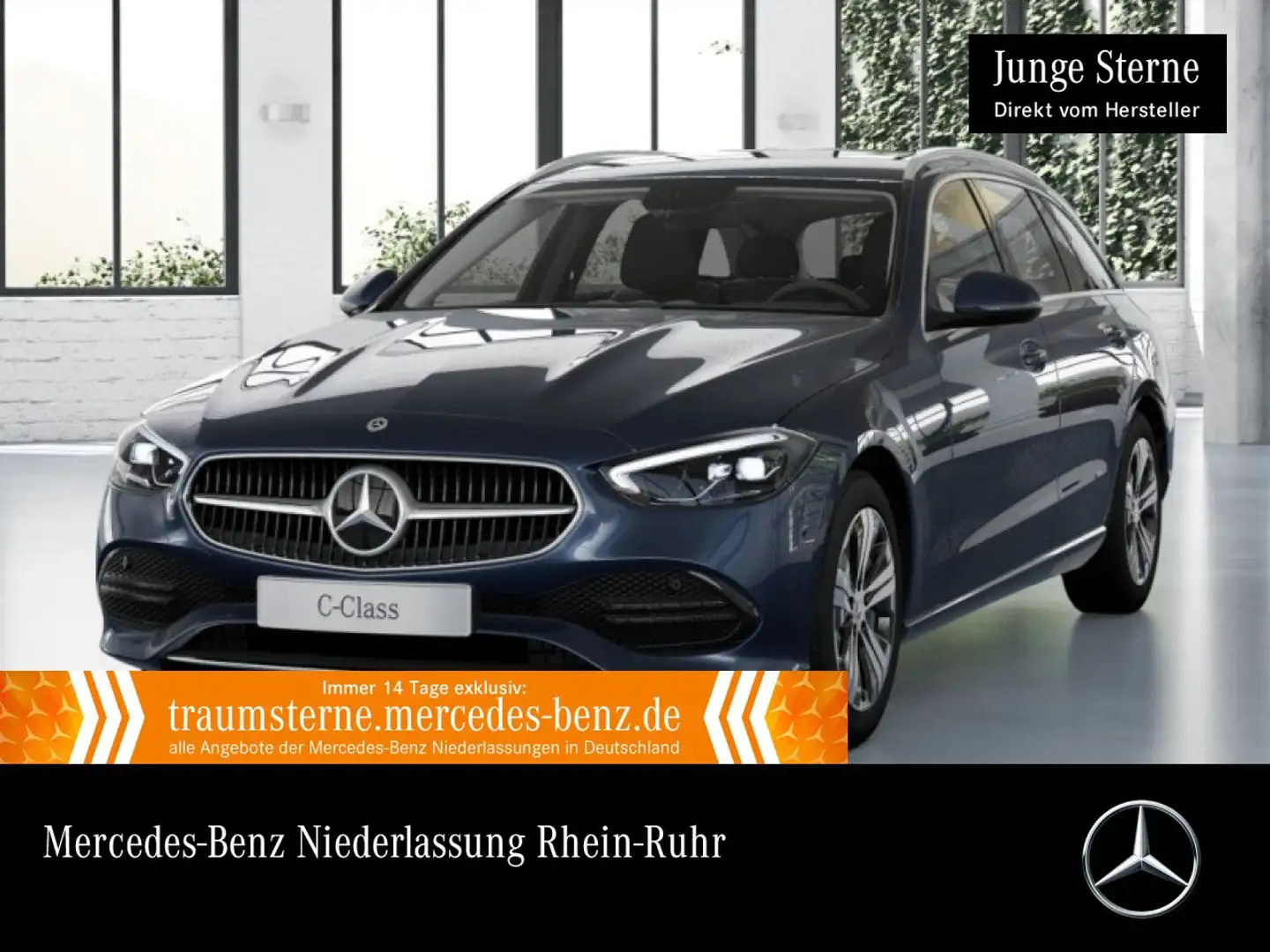 Mercedes-Benz C 200 d T AVANTG+LED+KAMERA+KEYLESS+9G Blau - 1