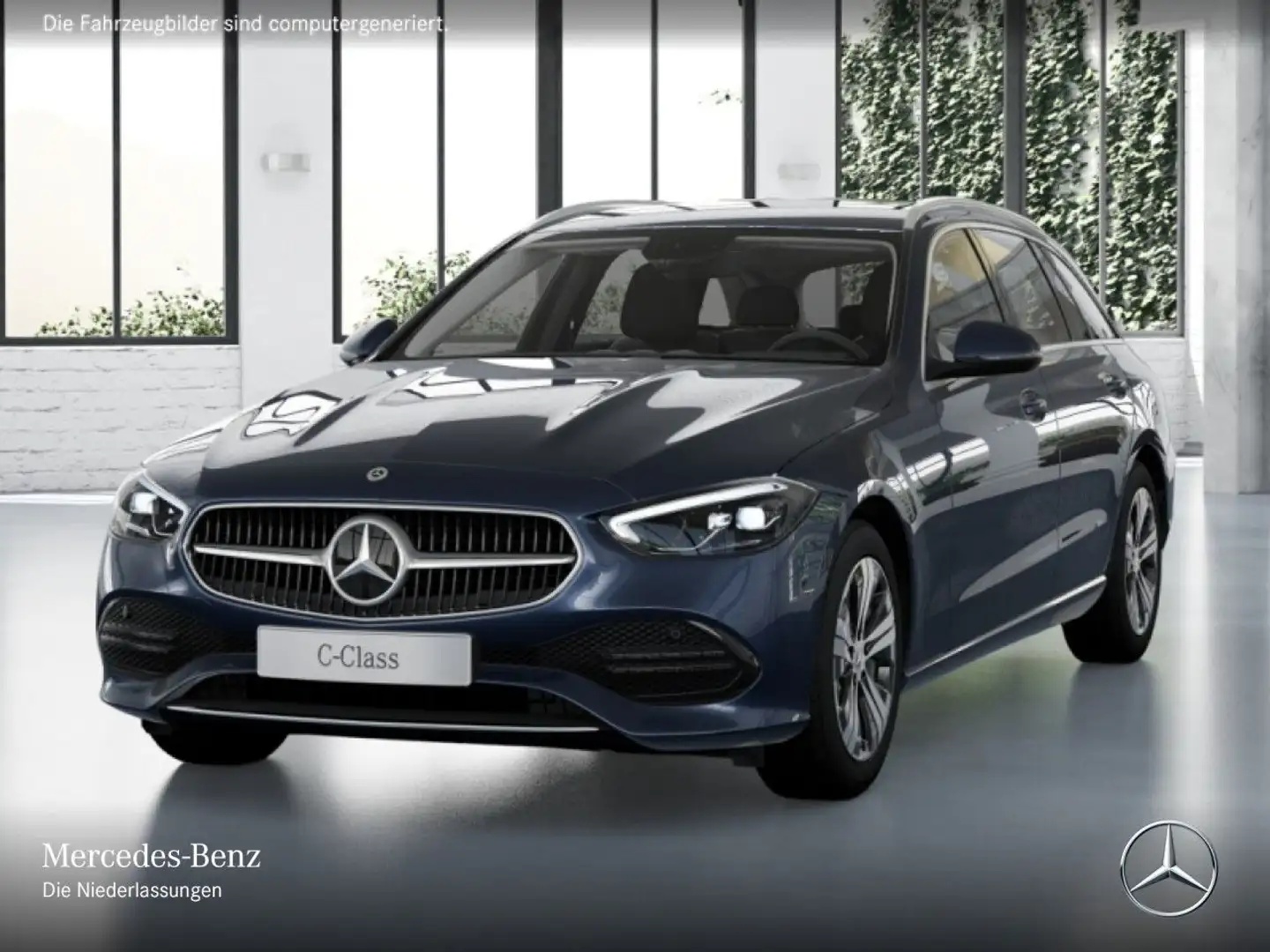 Mercedes-Benz C 200 d T AVANTG+LED+KAMERA+KEYLESS+9G Blauw - 2