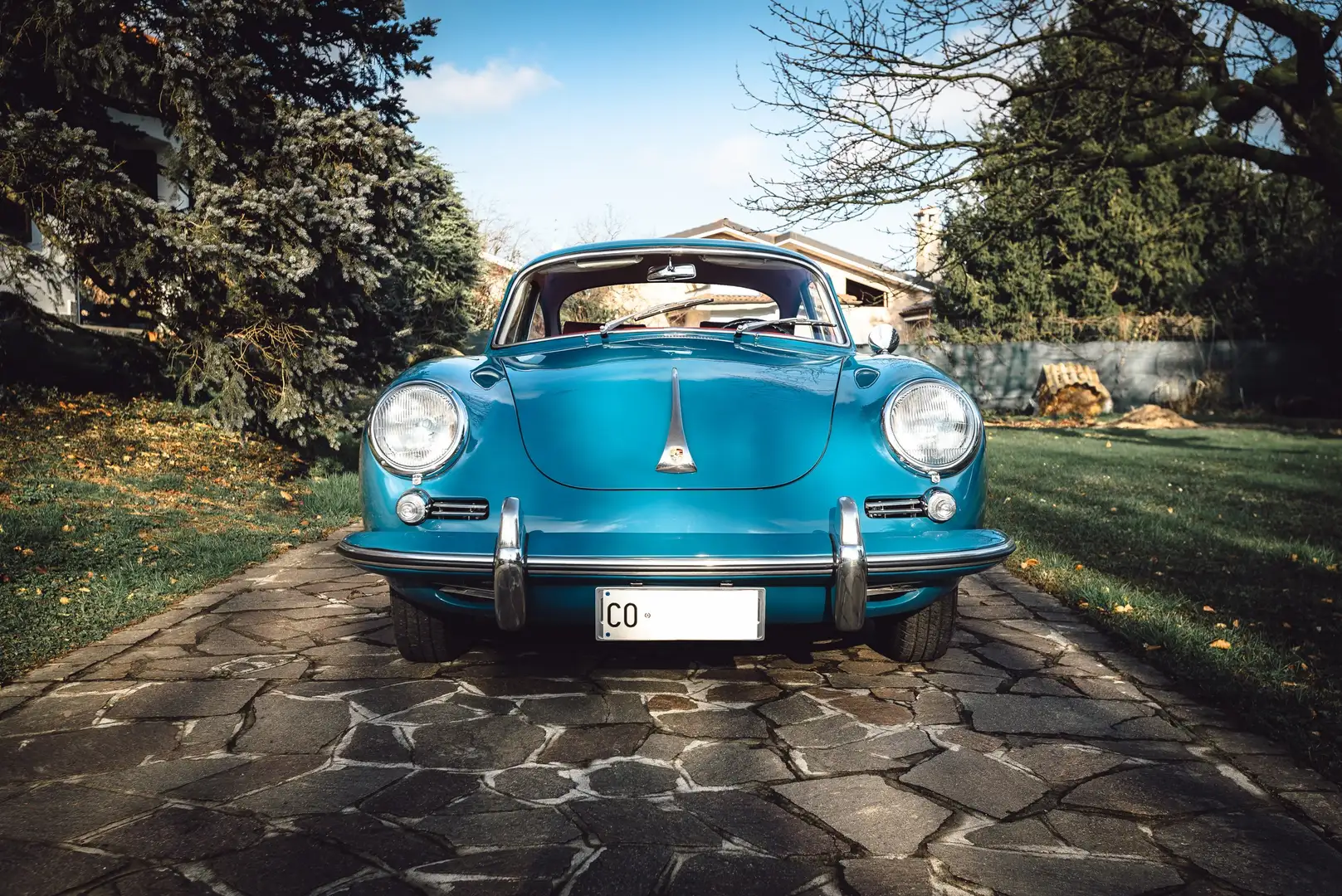 Porsche 356 1600 BT6 Restaurata | Targa Oro | Matching Number Niebieski - 2