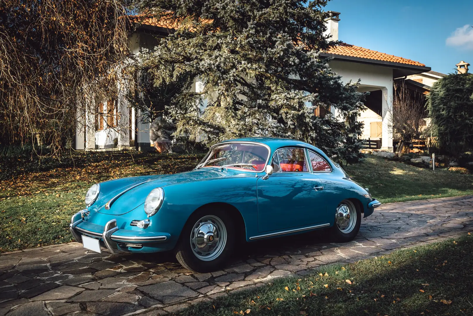 Porsche 356 1600 BT6 Restaurata | Targa Oro | Matching Number Niebieski - 1