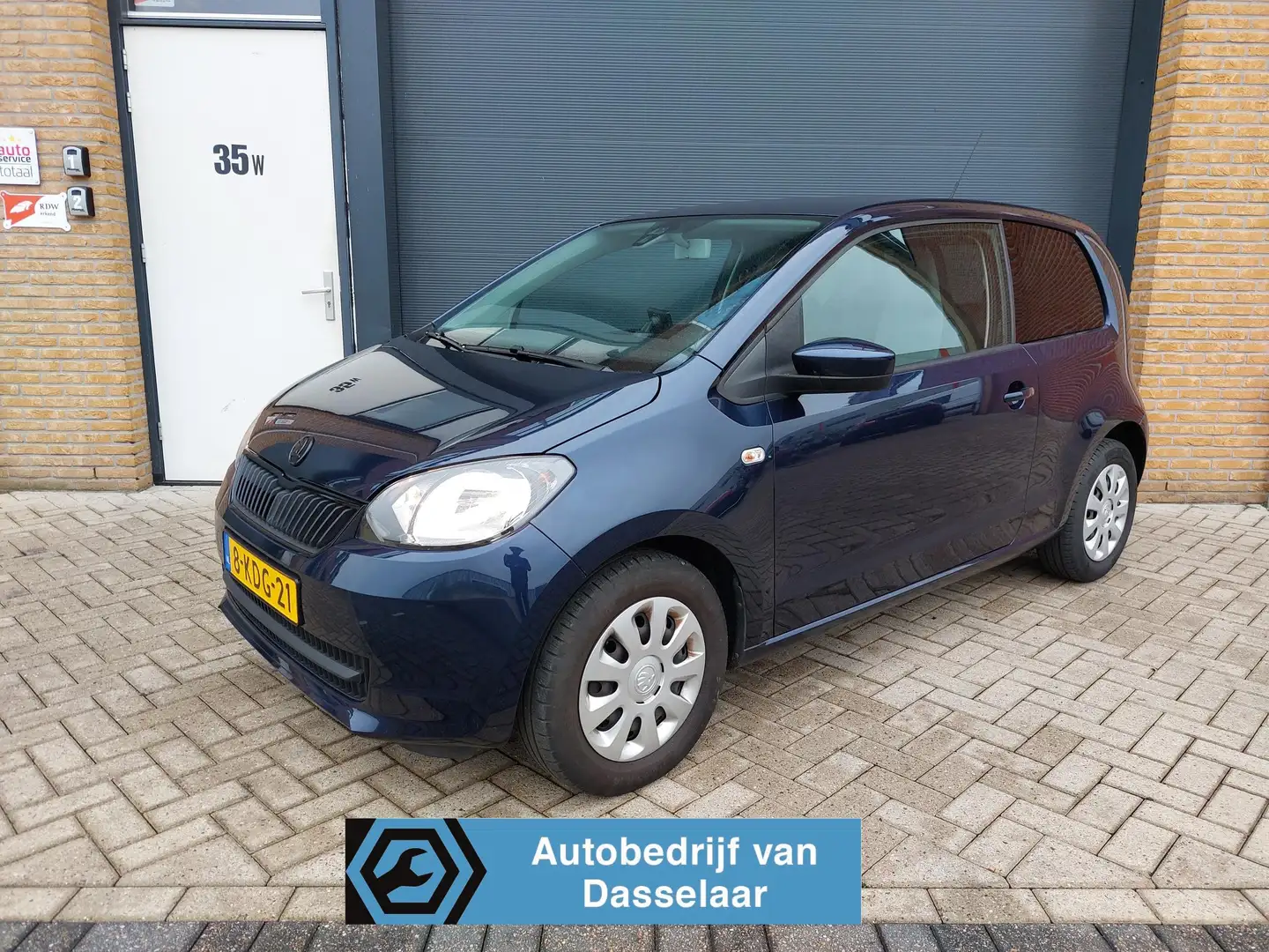 Skoda Citigo 1.0 Ambition Automaat, Cruise controle, Nieuwe APK Blau - 1