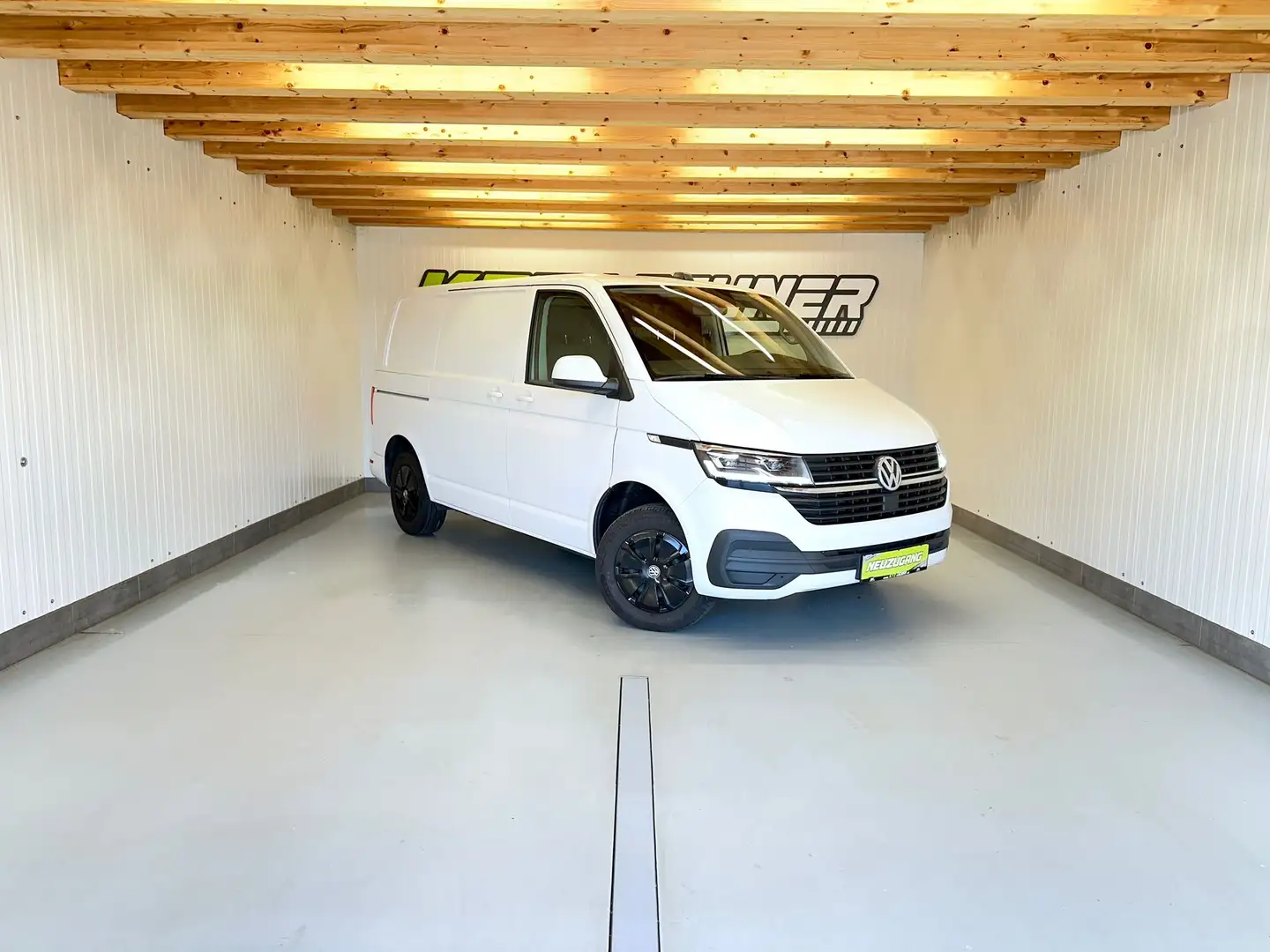 Volkswagen T6 Transporter T6.1 Kasten 2,0 TDI DSG "AHK*LED*SITZH*VIRTUAL*NA Weiß - 1
