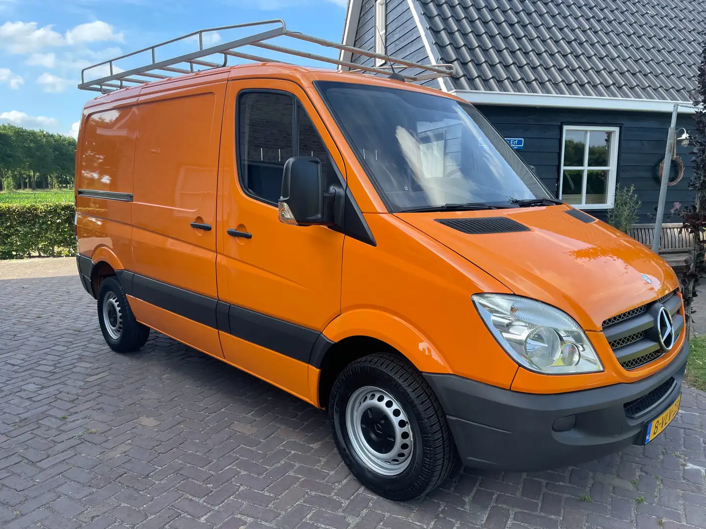 Mercedes-Benz Sprinter 313 CDi AUTOMAAT, Trekhaak 2800kg, 1e Eig., Airco Oranje - 1