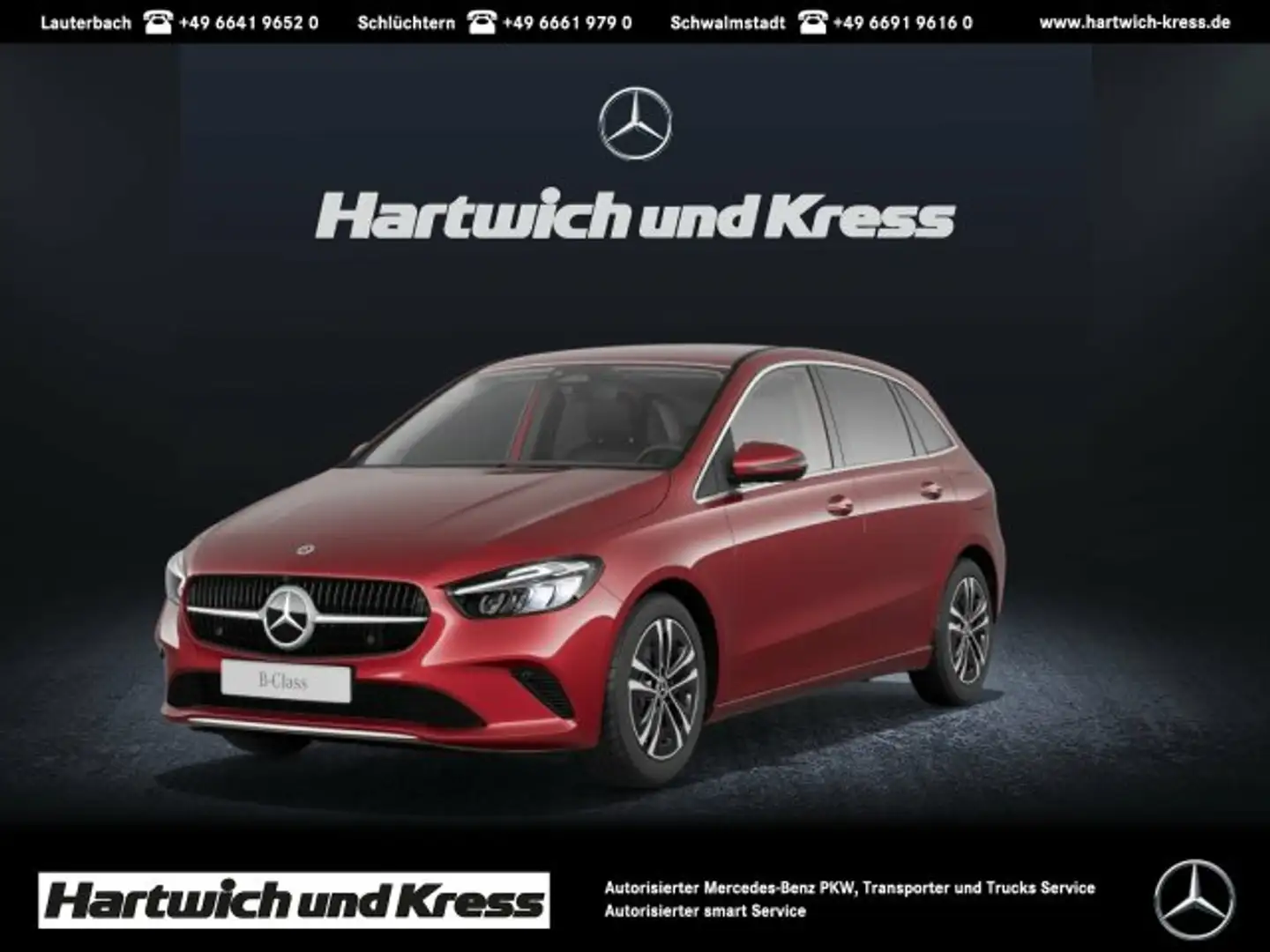 Mercedes-Benz B 250 B 250 e Progressive+Memory+Kamera+Ambiente+LED+ Rot - 1