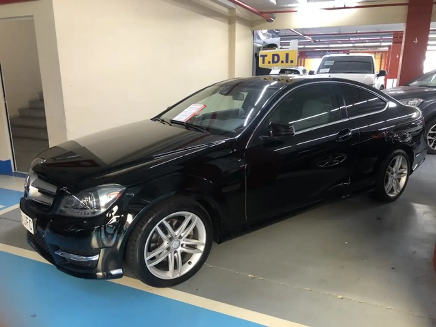 Mercedes-Benz C 220 Coupé 220CDI BE 7G Plus Negro - 1